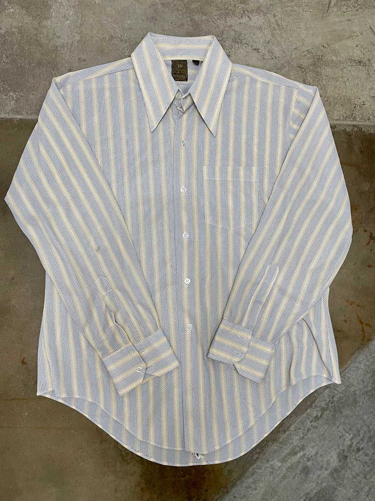 70's Jandy Place Striped Button Up