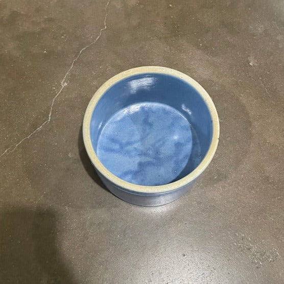 Vintage Blue Ceramic Bowl