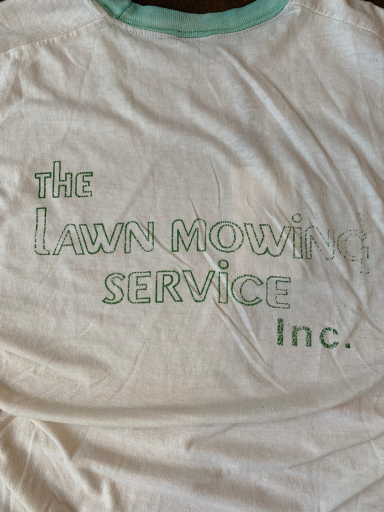 Vintage Lawn Mowing Service Tee