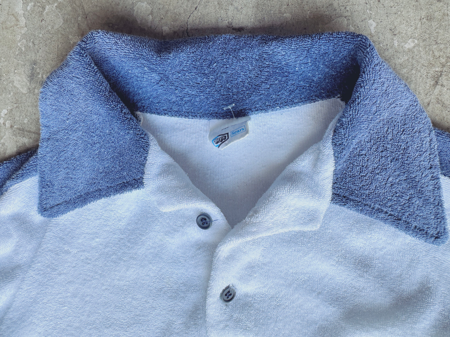 1970s-80s Sears Terry Cloth Polo
