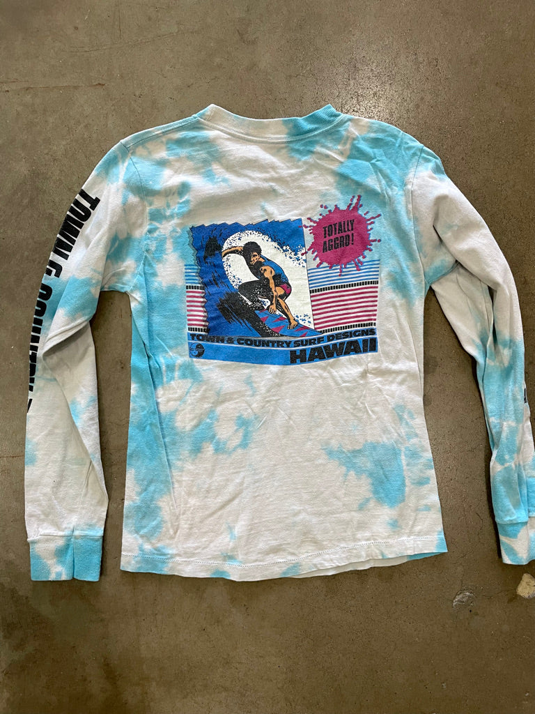 Vintage Town & Country Surf Designs Long Sleeve