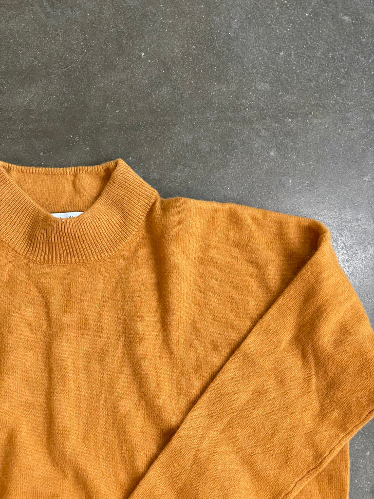 Gold Madewell Mockneck Sweater