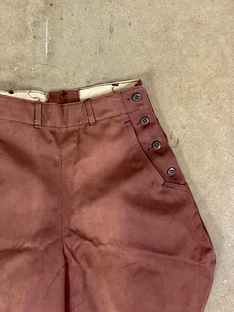 Vintage Brown Stirrup Pants
