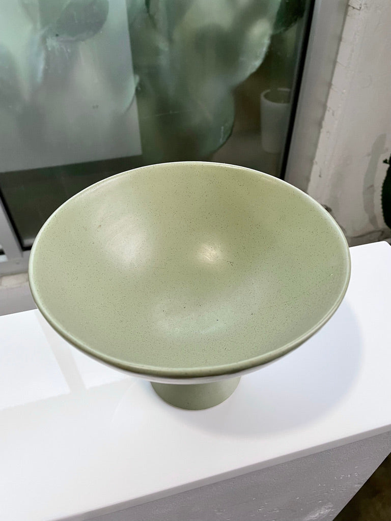 Vintage Sage Speckled Bowl