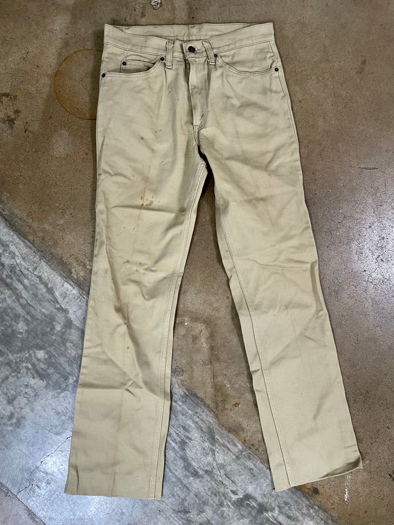 Vintage Levi's 509 Khaki-Colored Denim
