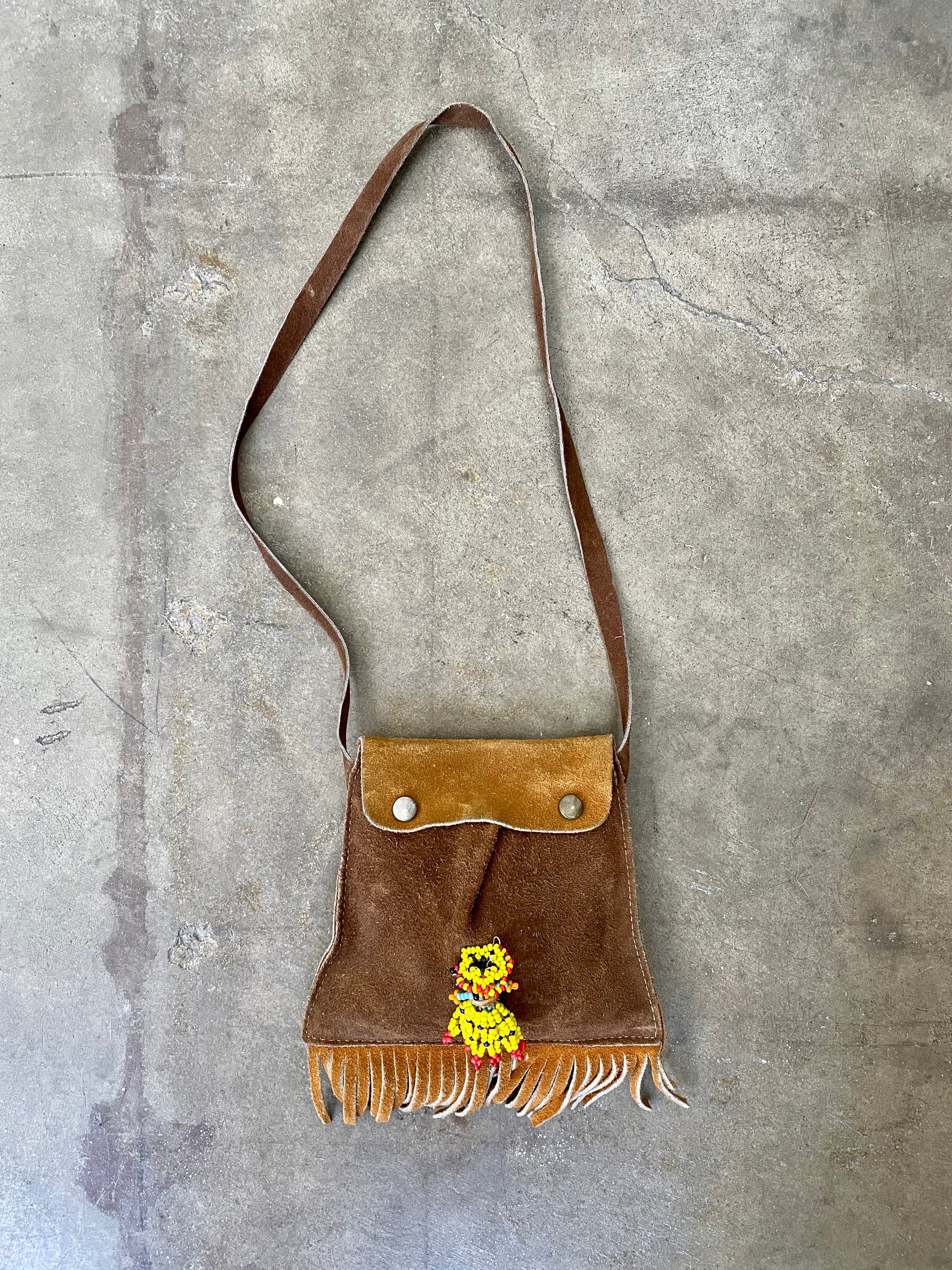 Vintage Kid's Suede Bag