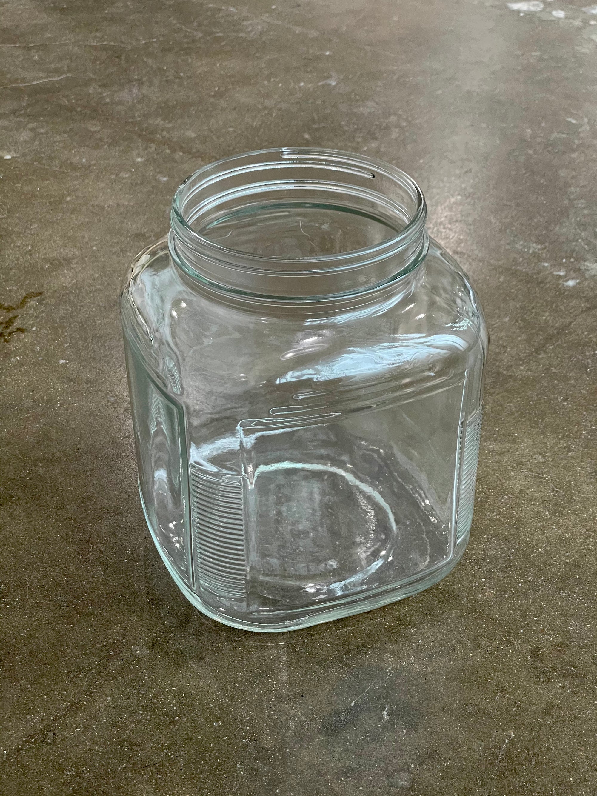 Vintage Large Glass Container