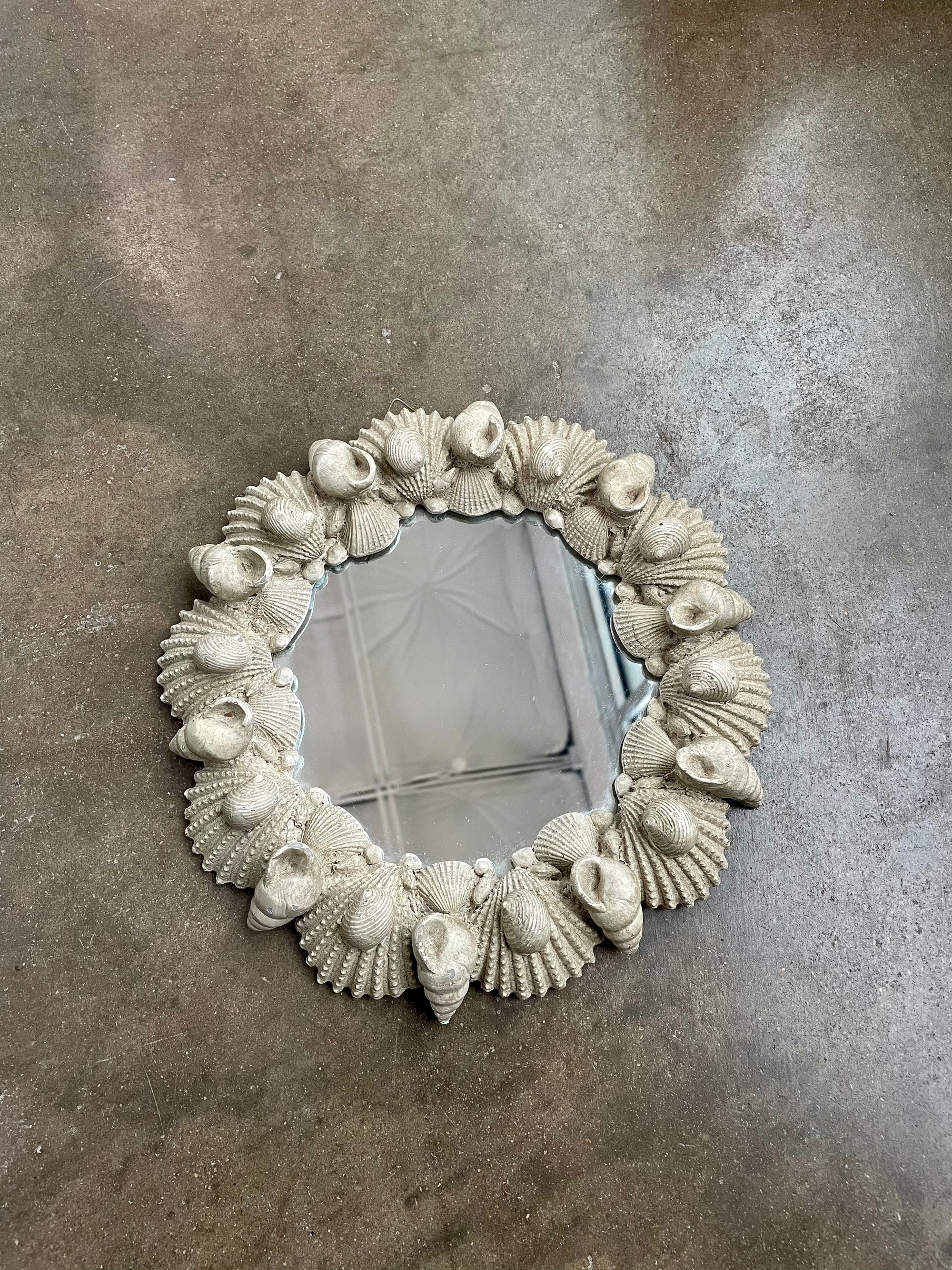 Vintage Shell Mirror