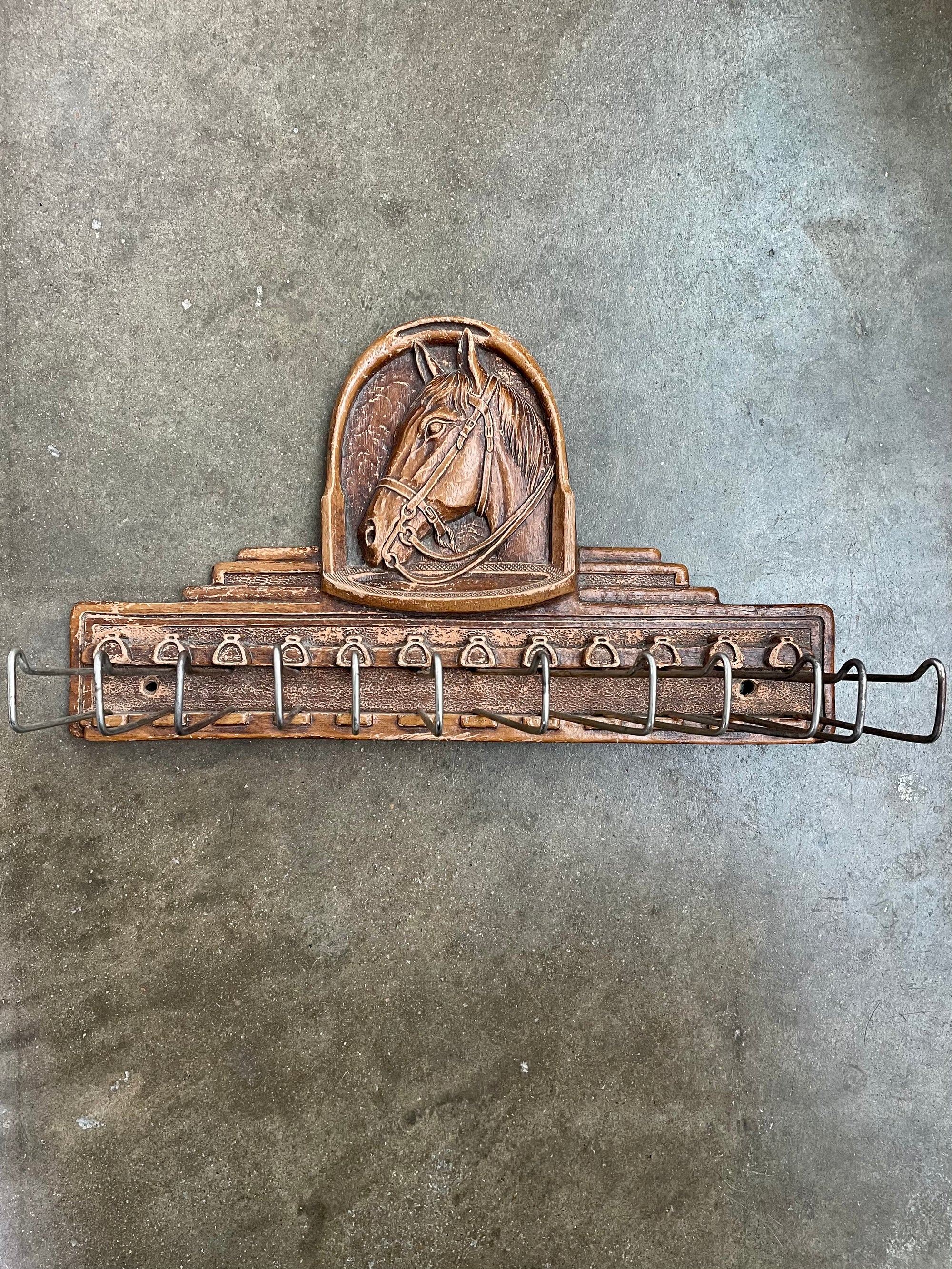 Vintage Horse Belt Hanger