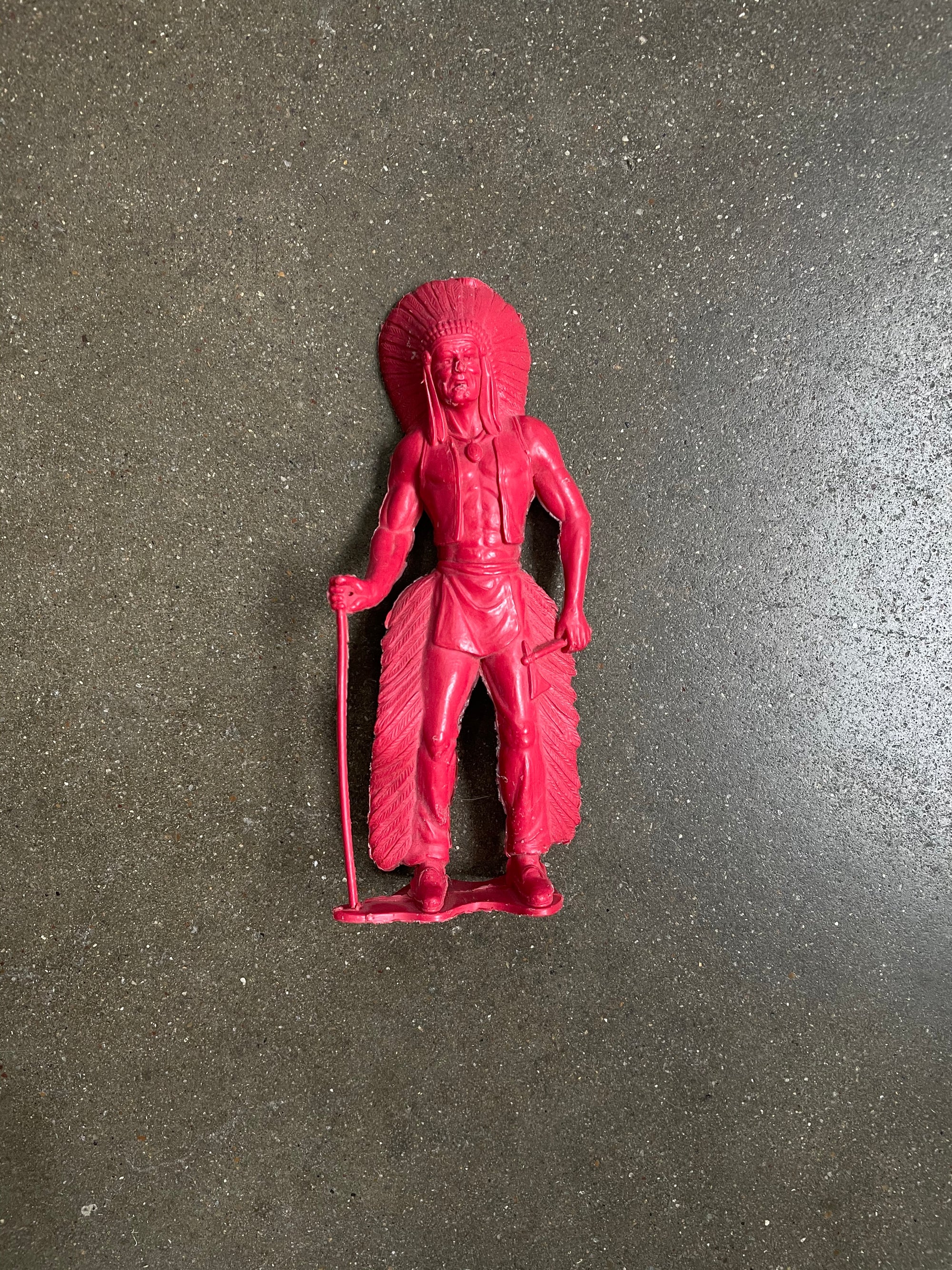Vintage Plastic Native American Figurines
