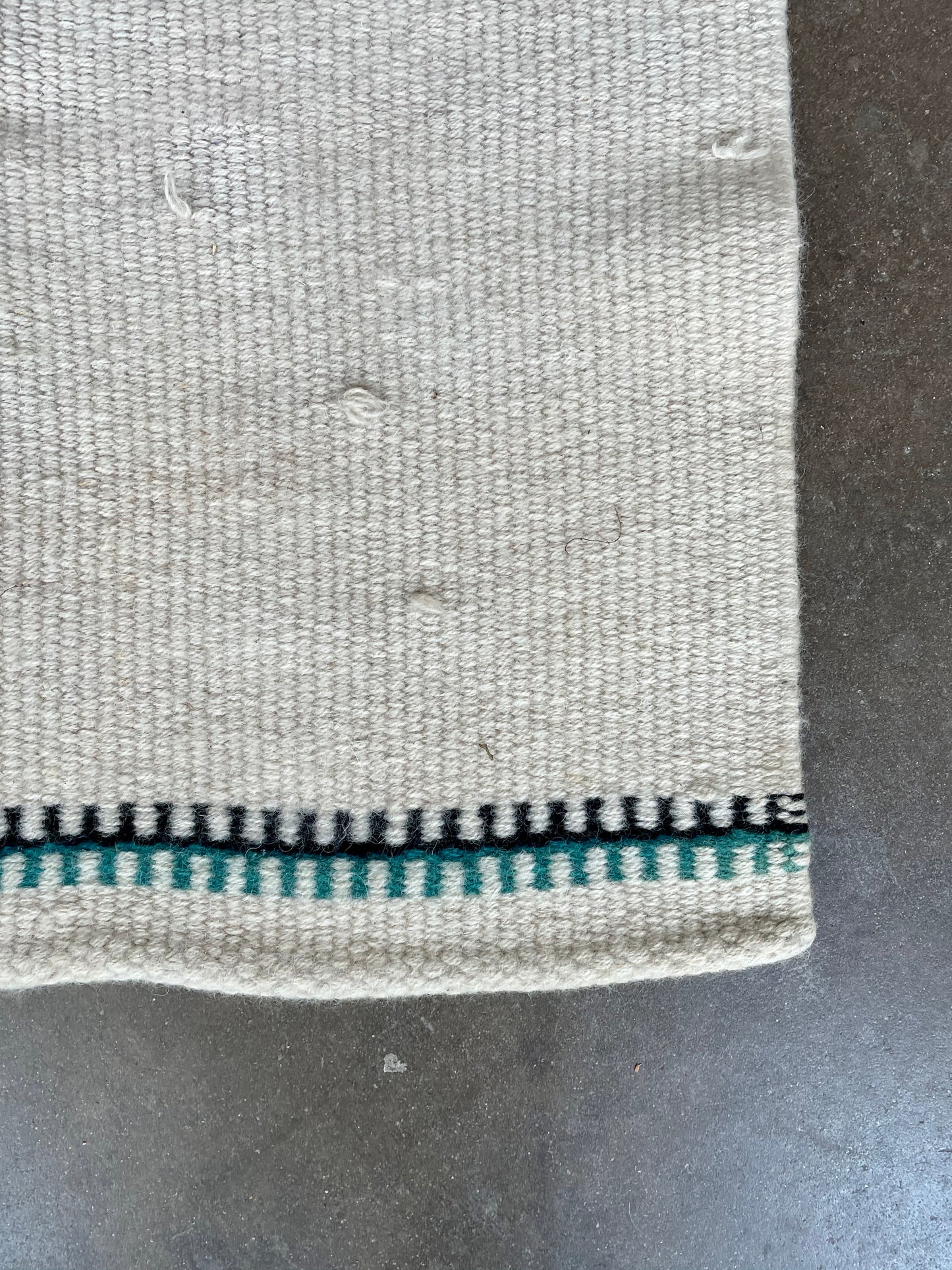 Vintage Beige & Green Rug