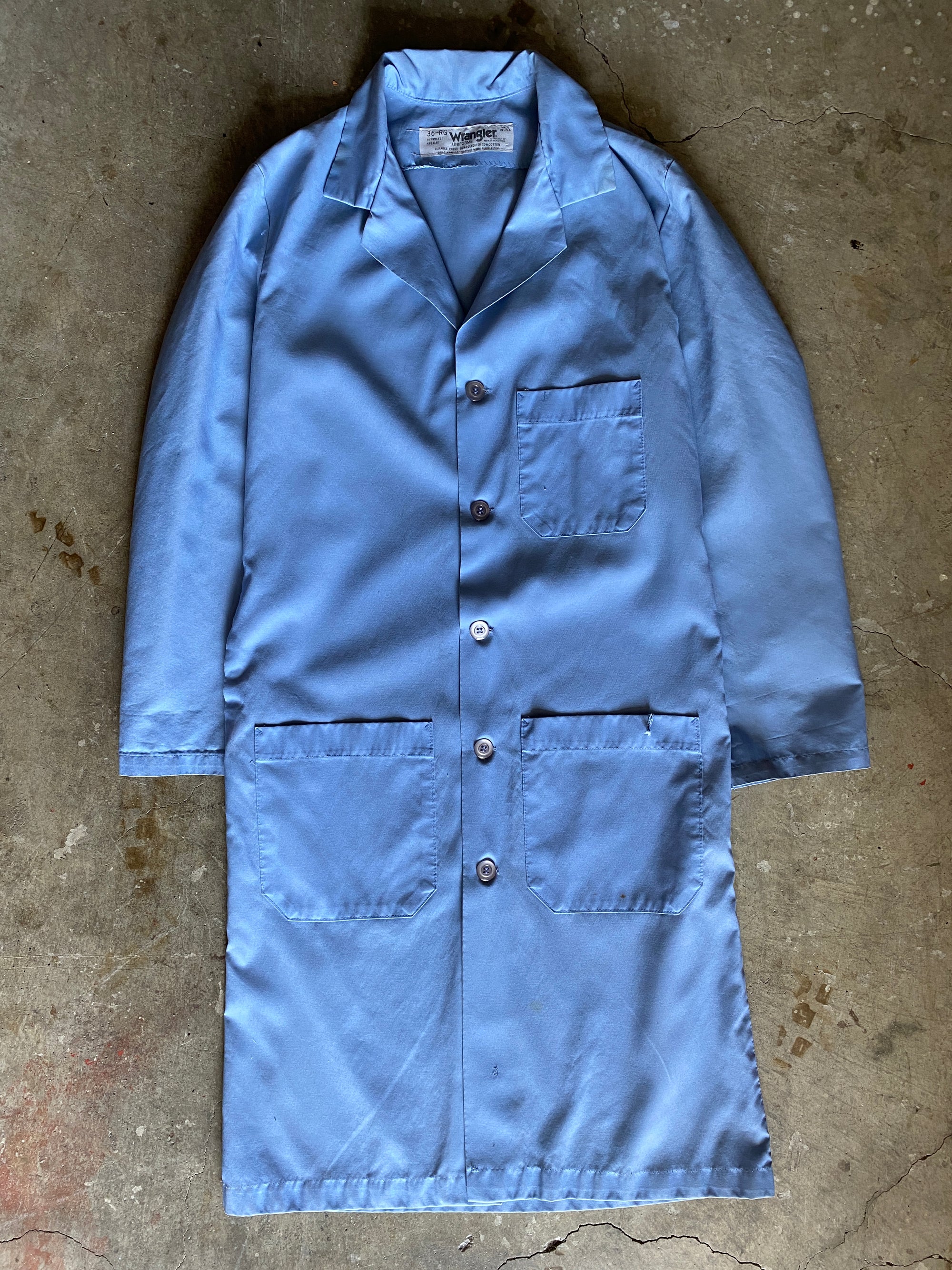 Blue Wrangler Long Chore Coat