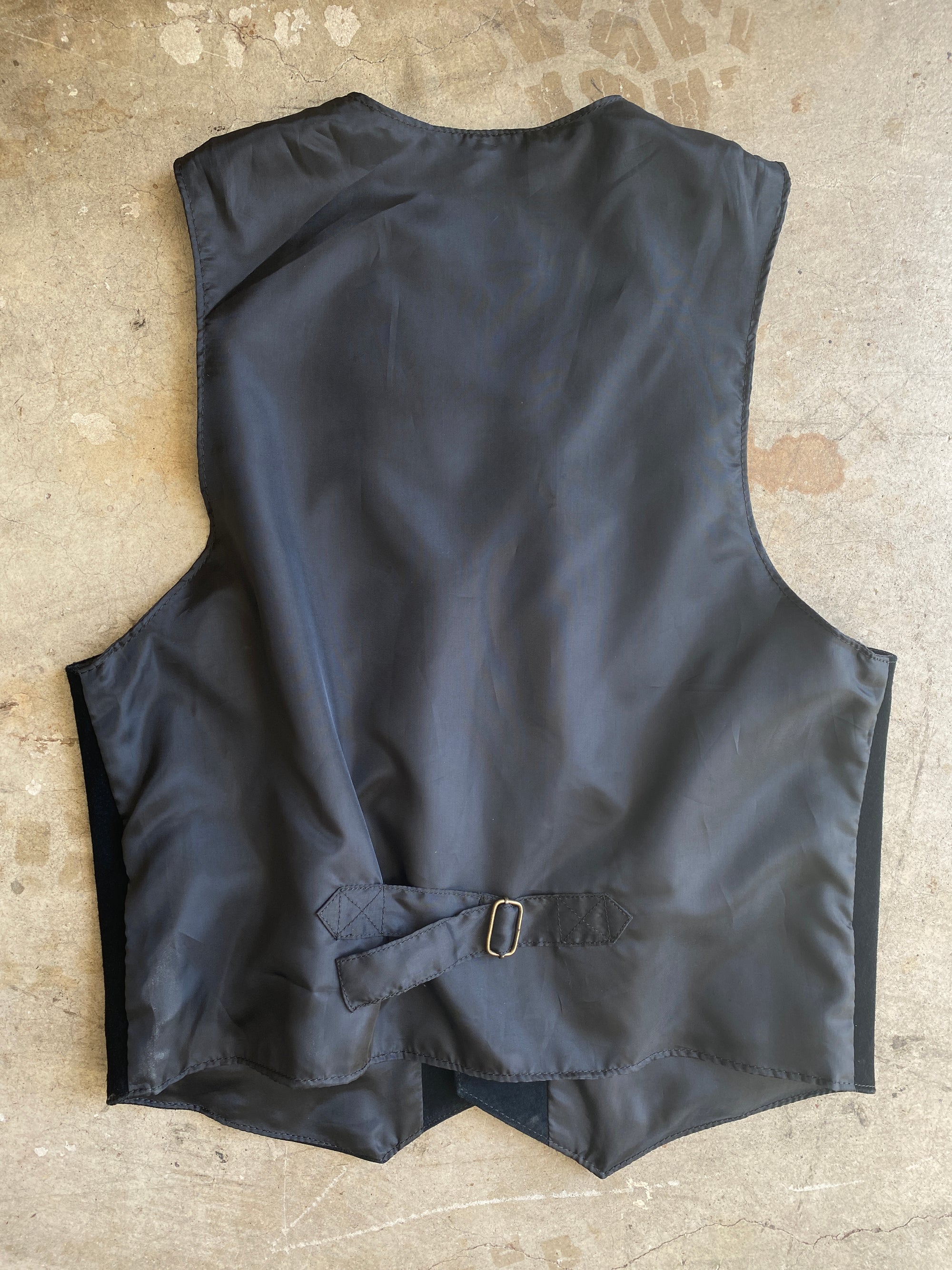 Black Suede Vest