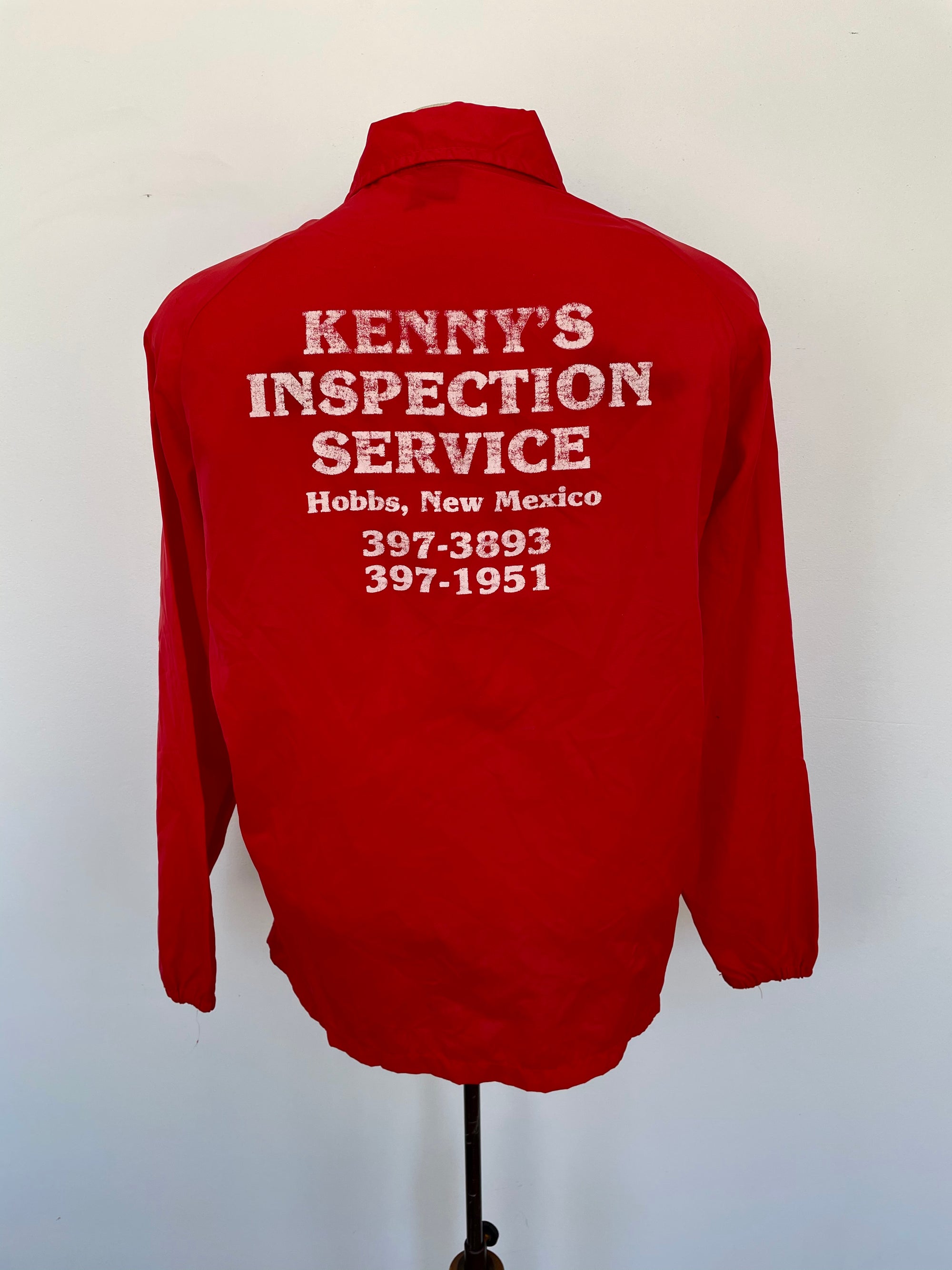 Vintage 'Kenny's Inspection Service" Coach Jacket