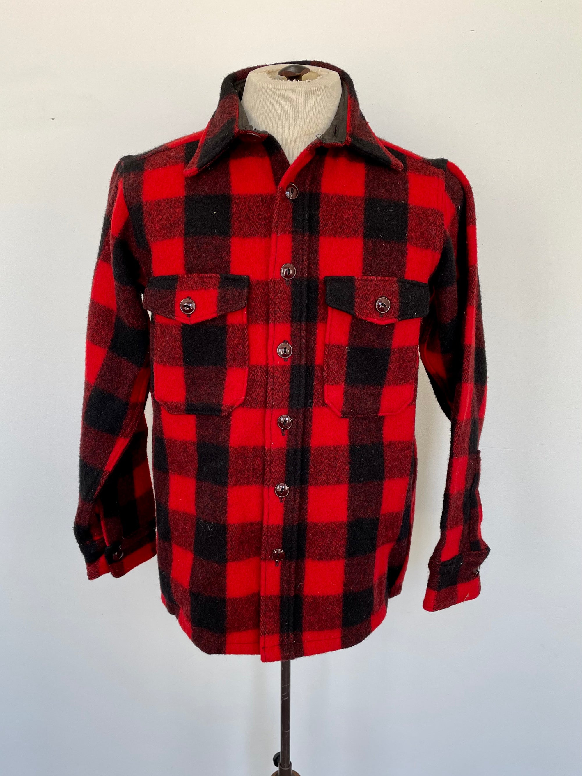 50's Woolrich Buffalo Check Button Up