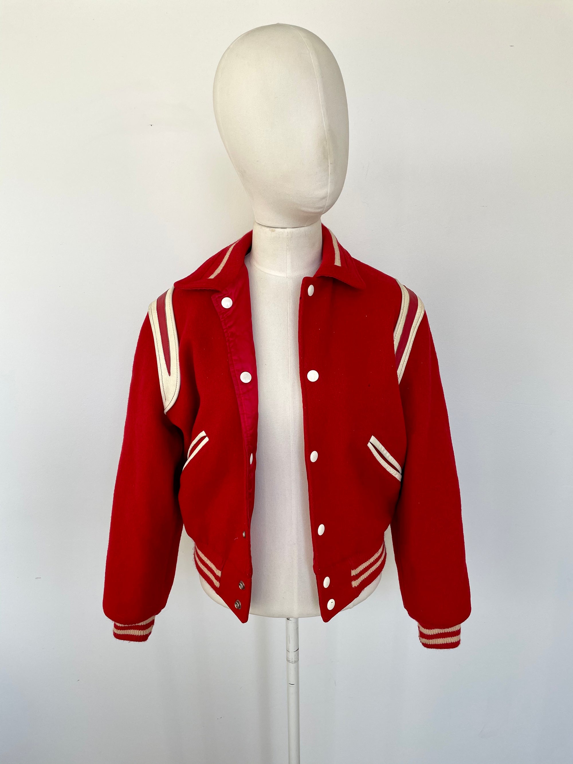 Vintage "Carthage Bulldogs" Letterman Jacket