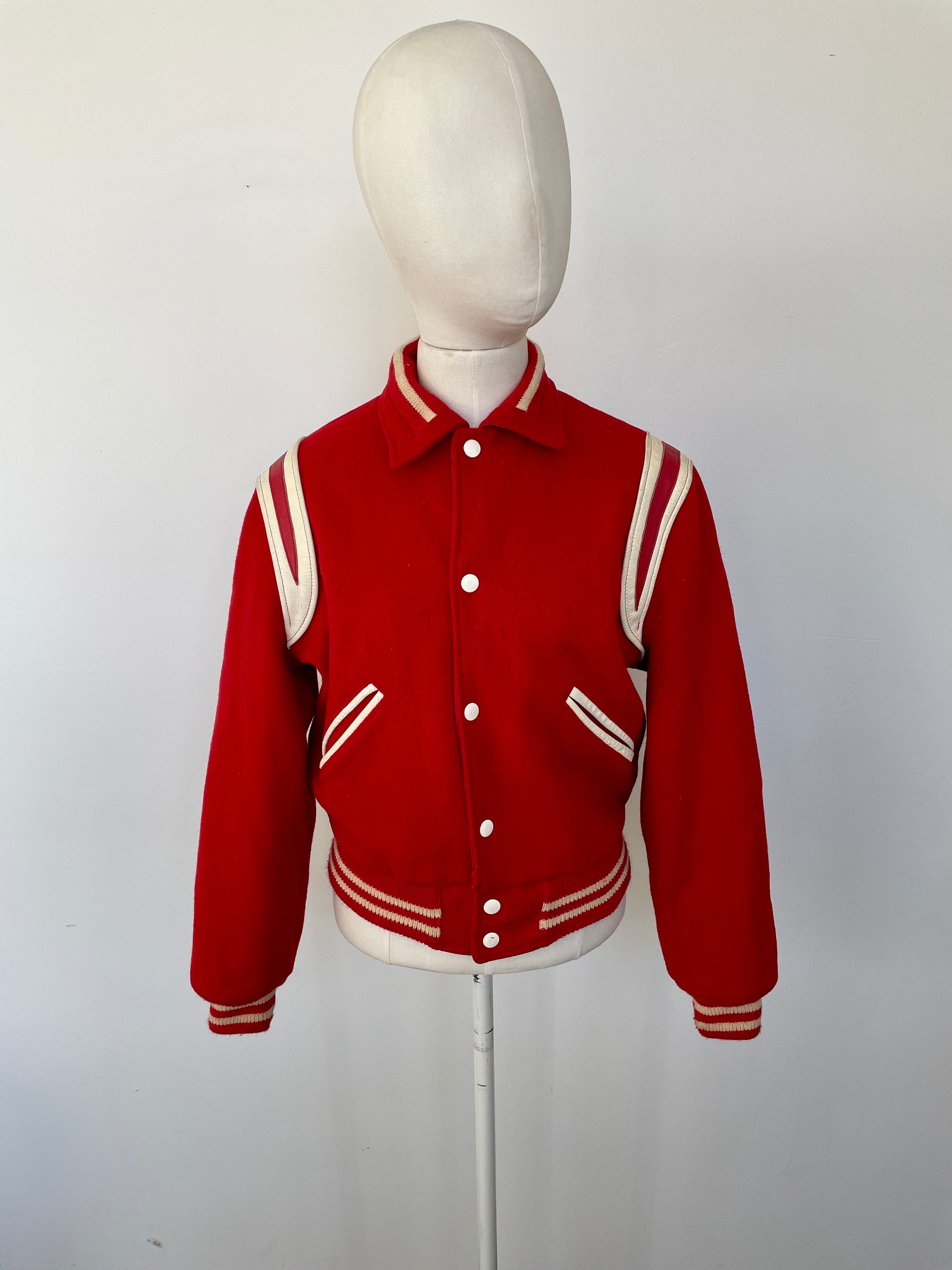 Vintage "Carthage Bulldogs" Letterman Jacket