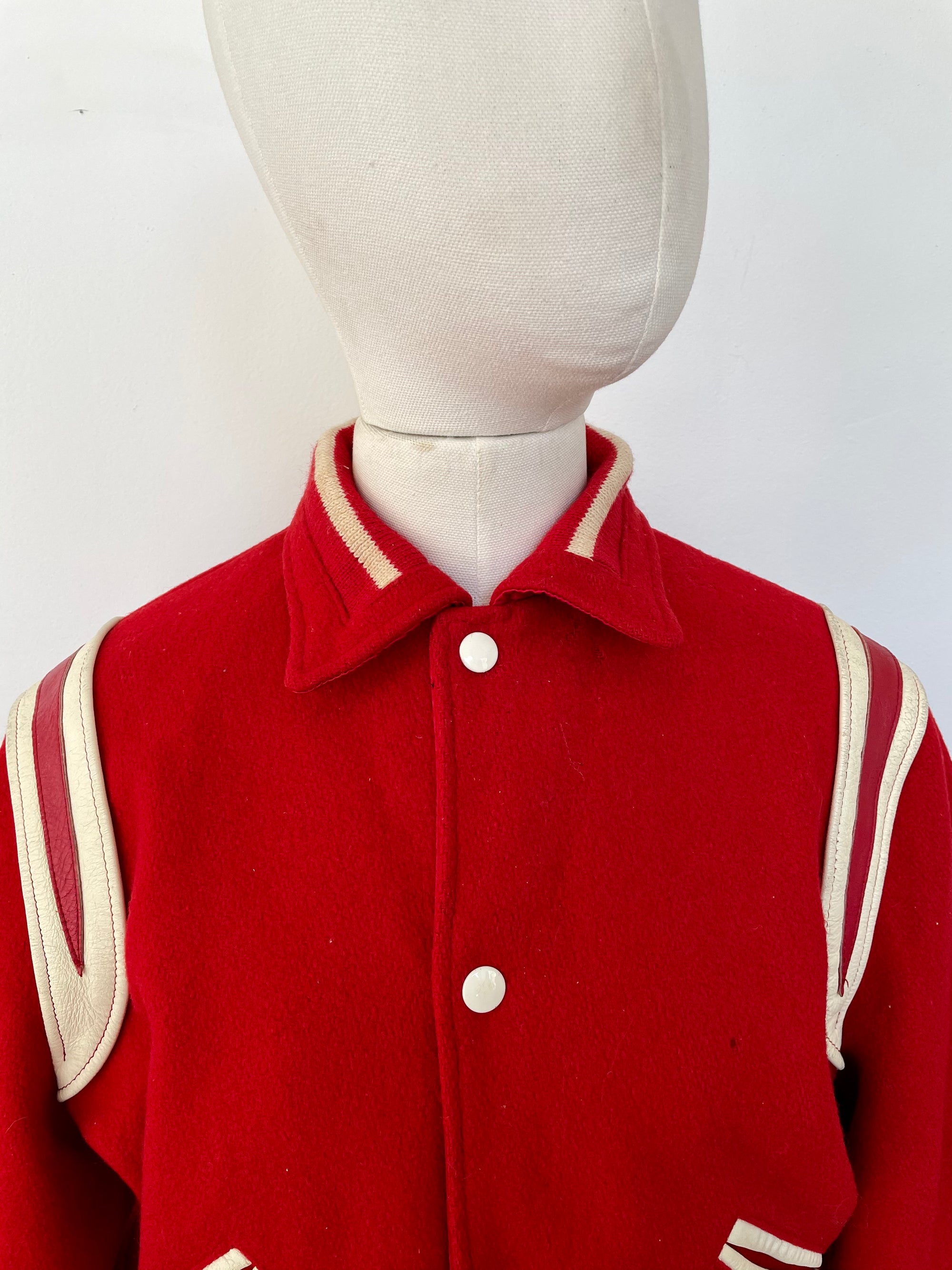 Vintage "Carthage Bulldogs" Letterman Jacket