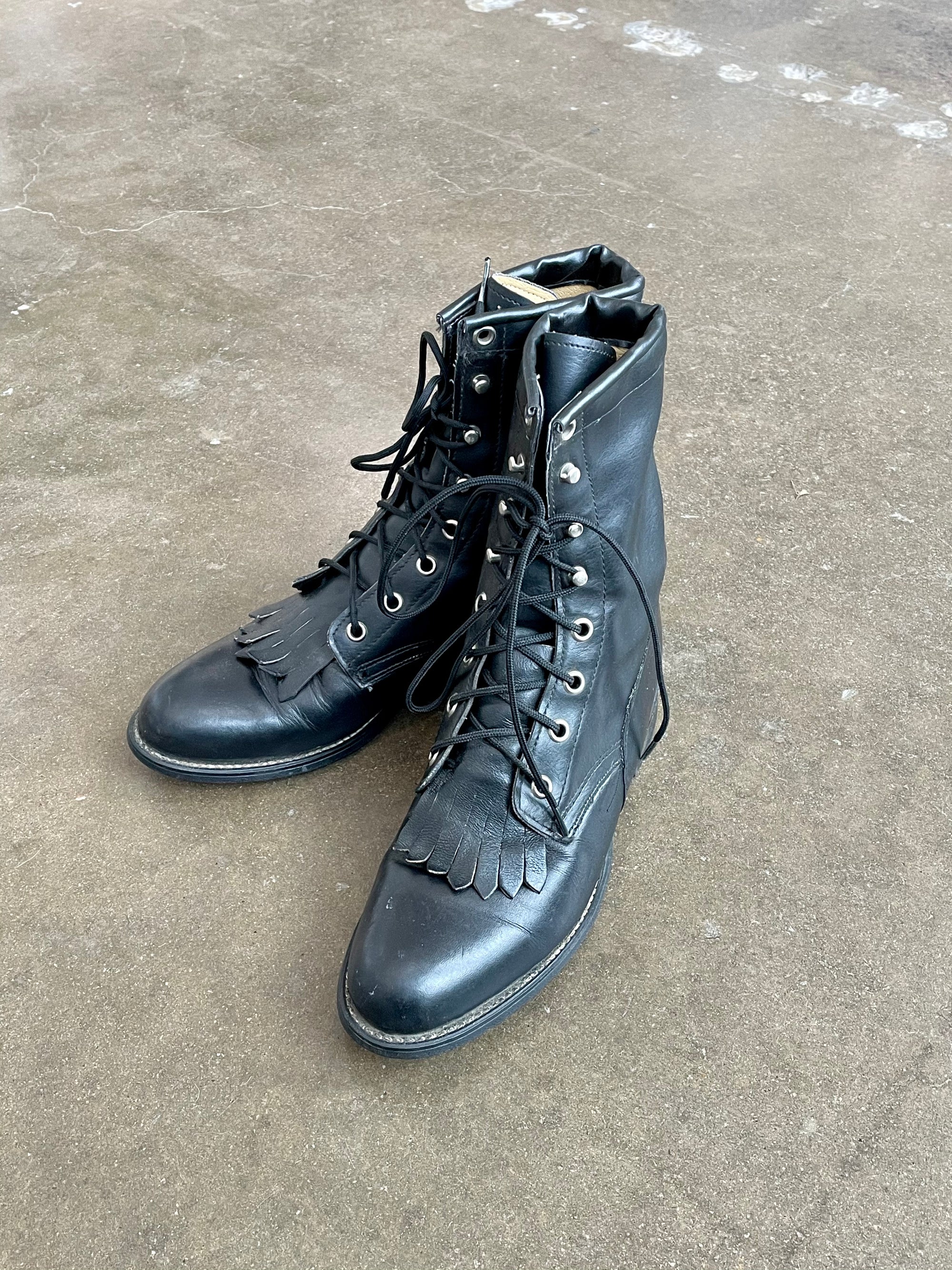 Vintage Black Roy Cooper Boots