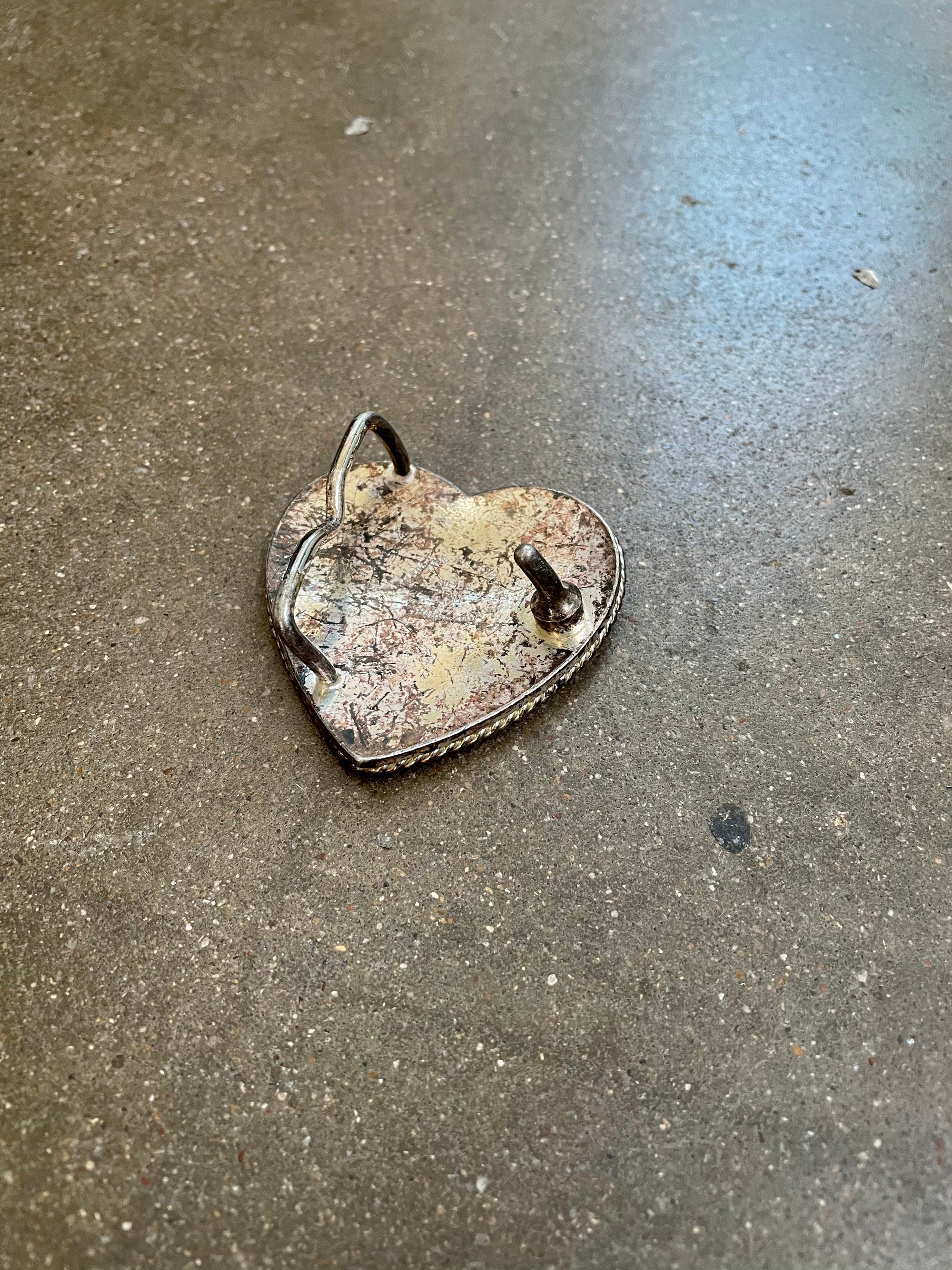 Vintage Heart-Shaped Belt Buckle