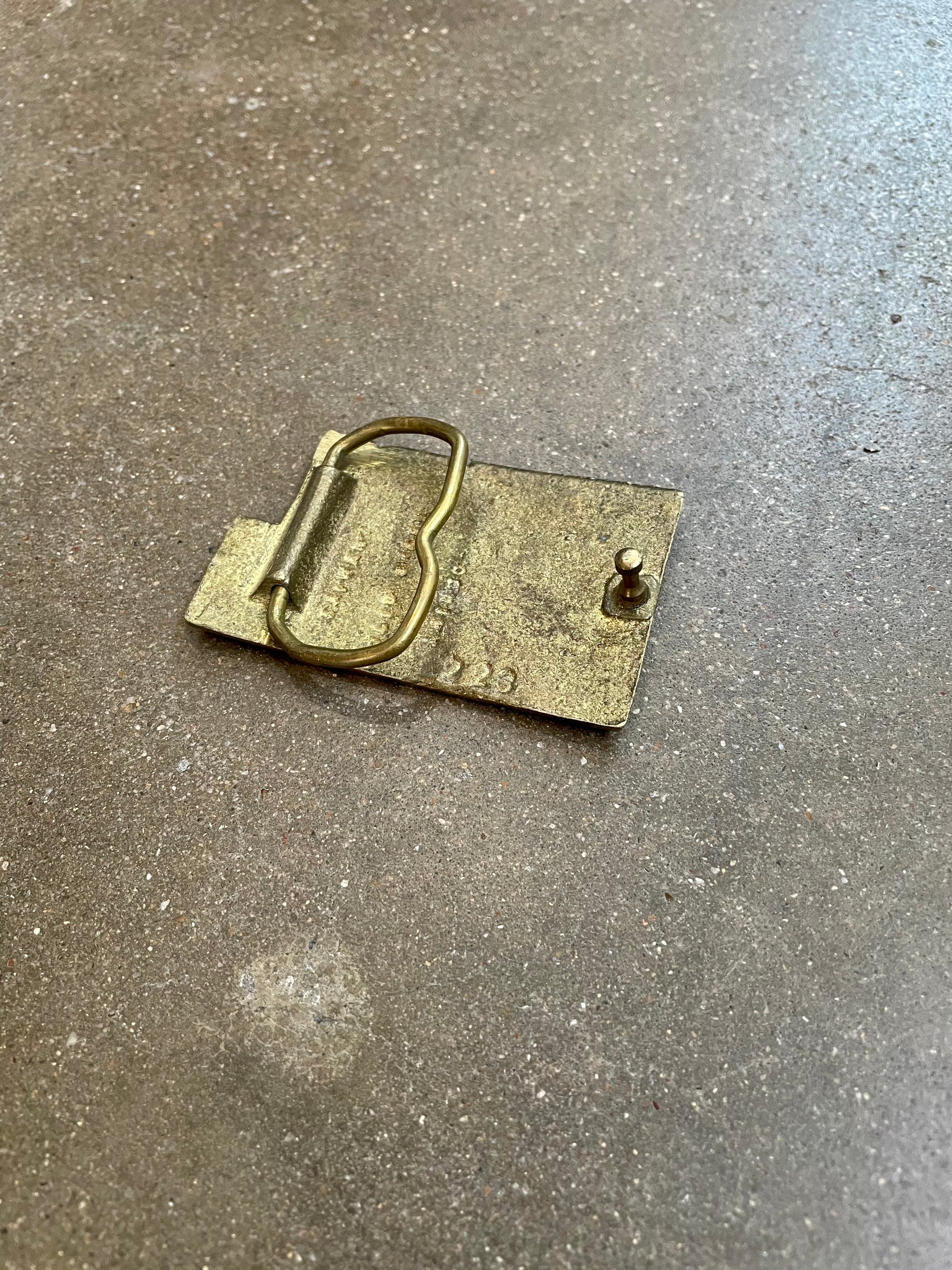 Vintage Brass "Neal" Belt Buckle