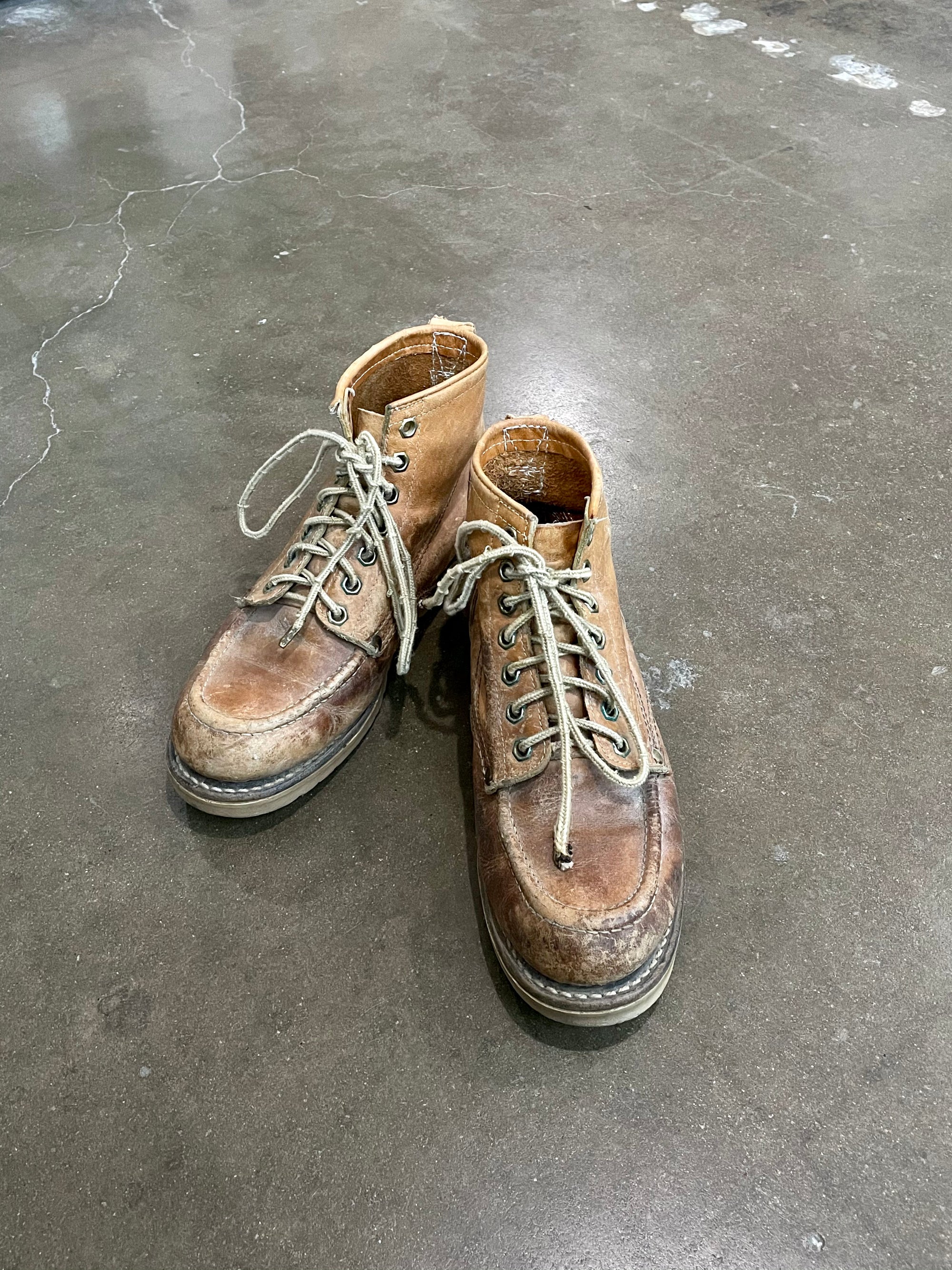 Vintage Tan Work Boots