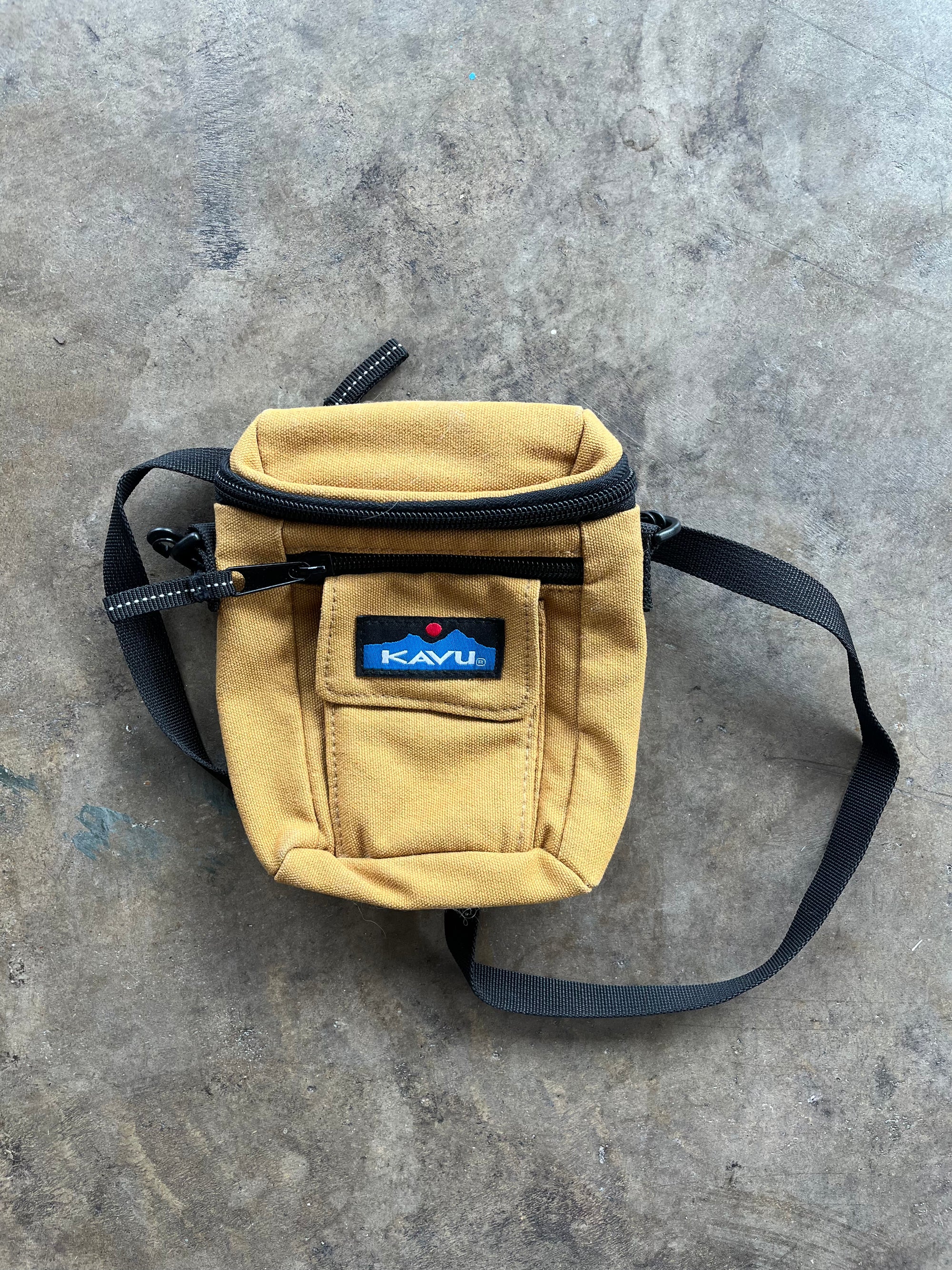 Mustard KAVU Canvas Shoulder Bag