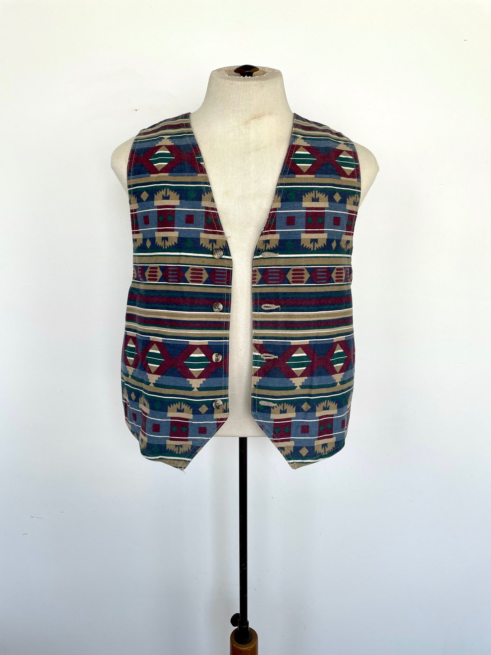 Vintage Vivaldi Patterned Vest