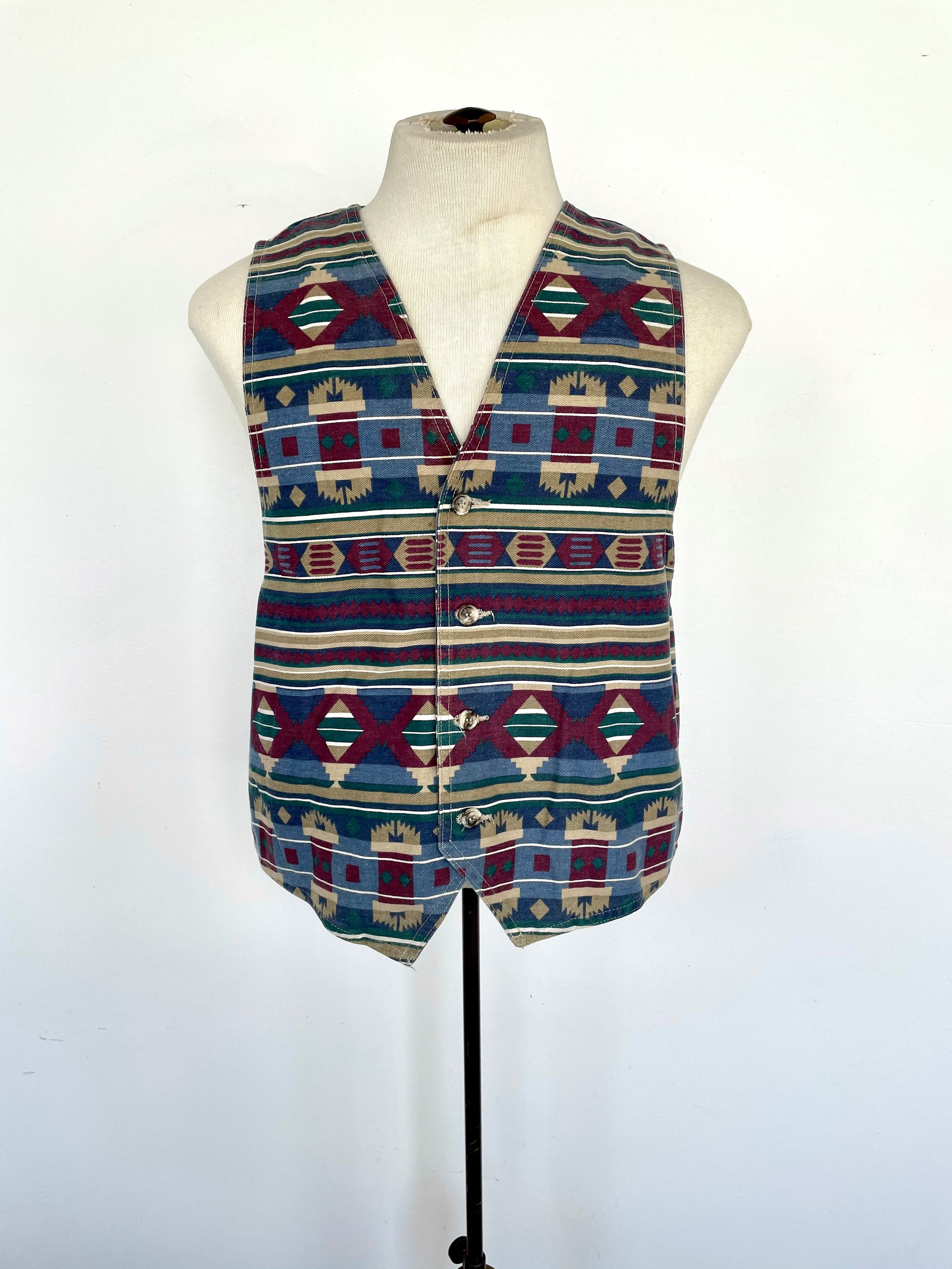 Vintage Vivaldi Patterned Vest