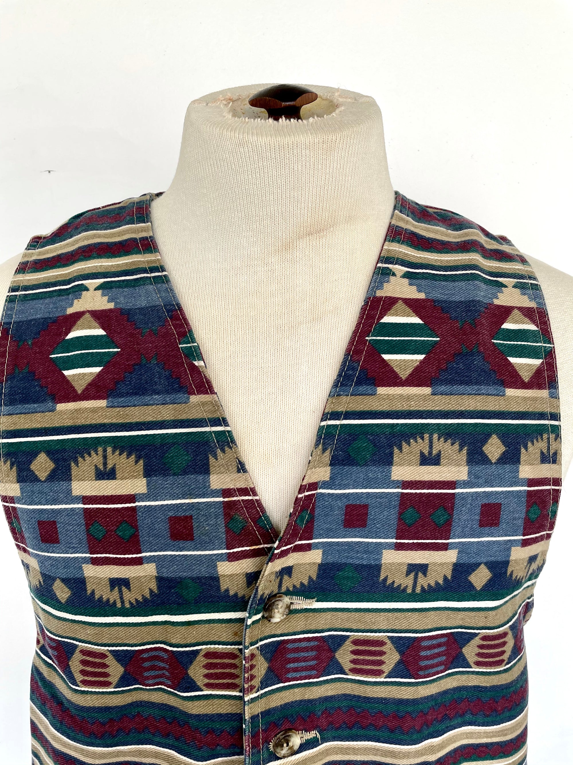 Vintage Vivaldi Patterned Vest