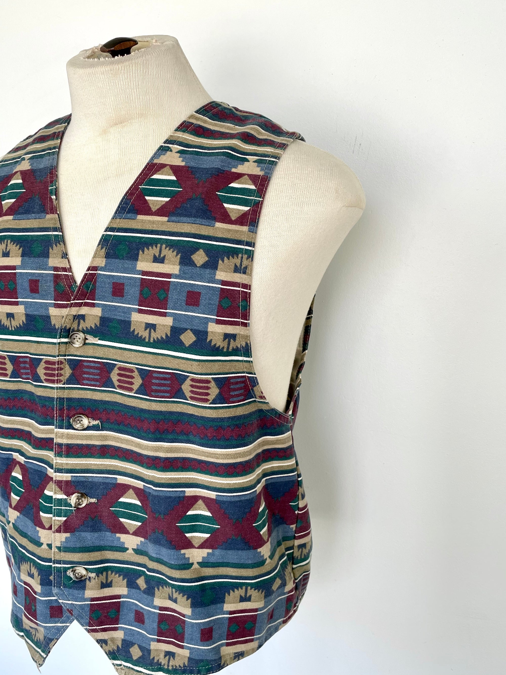 Vintage Vivaldi Patterned Vest