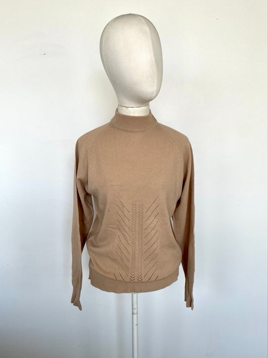 Vintage Mock-Neck Sweater