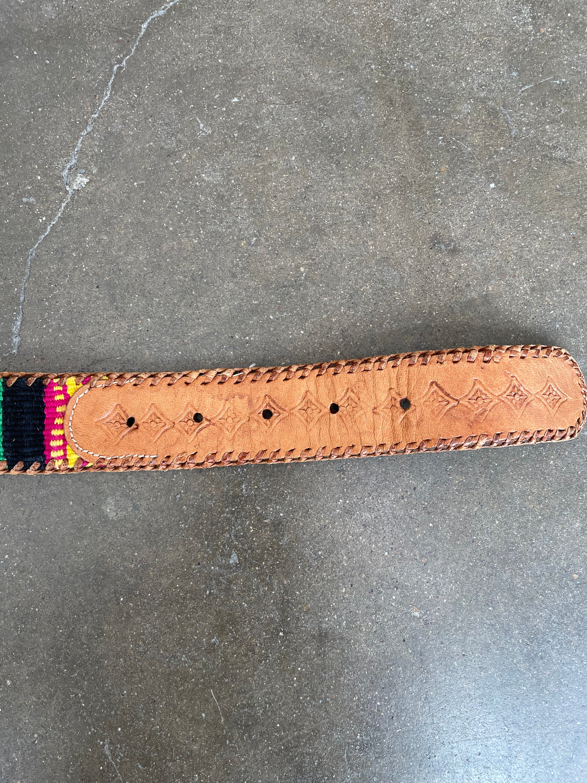 Vintage Colorful Woven Belt