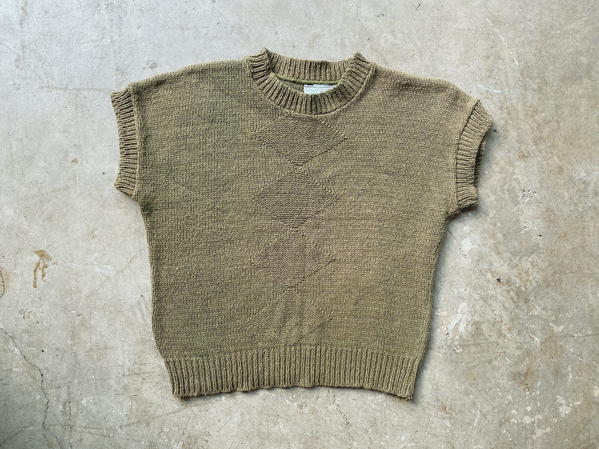 Olive Knit Crop