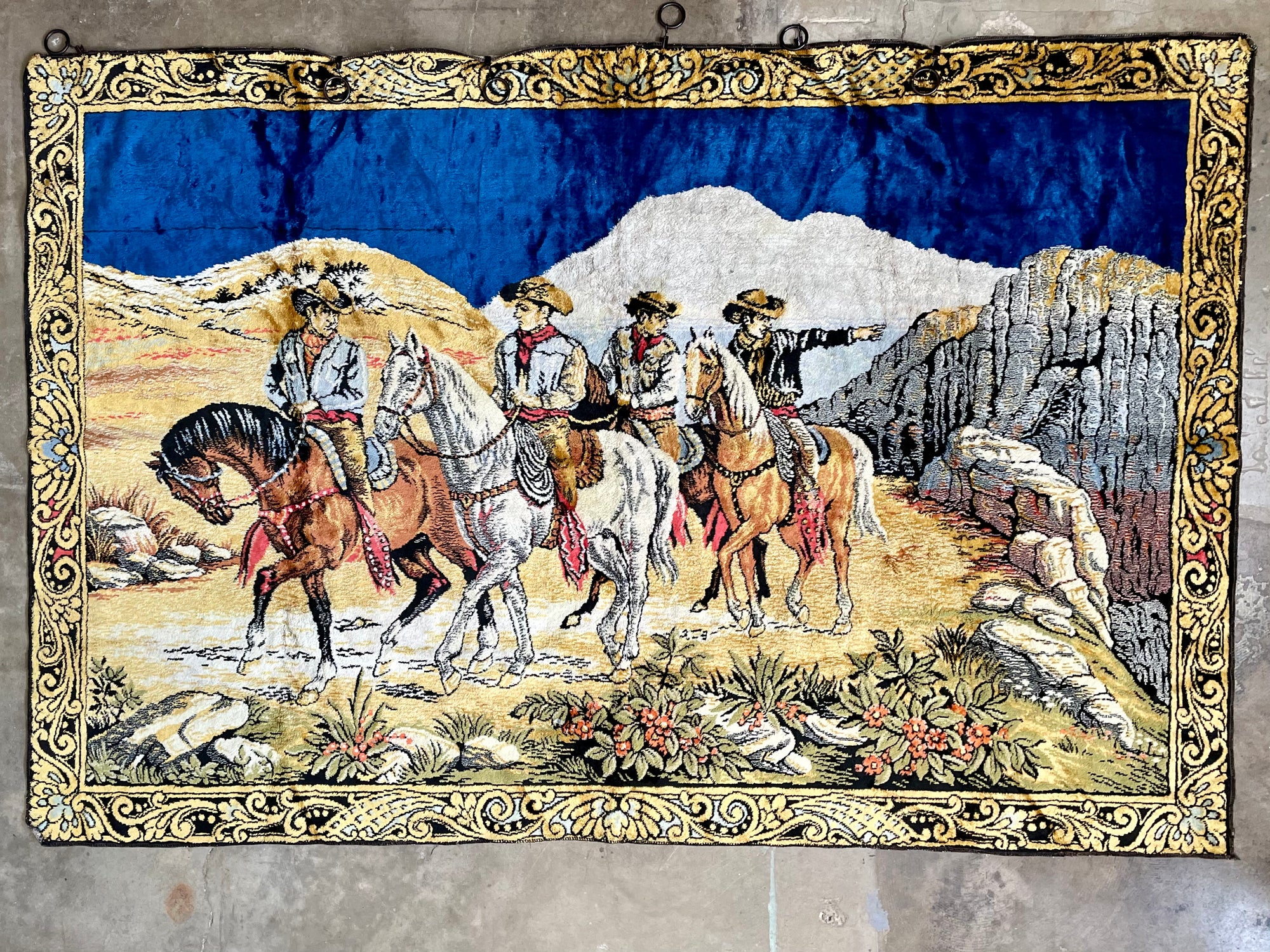 Vintage Cowboy Tapestry
