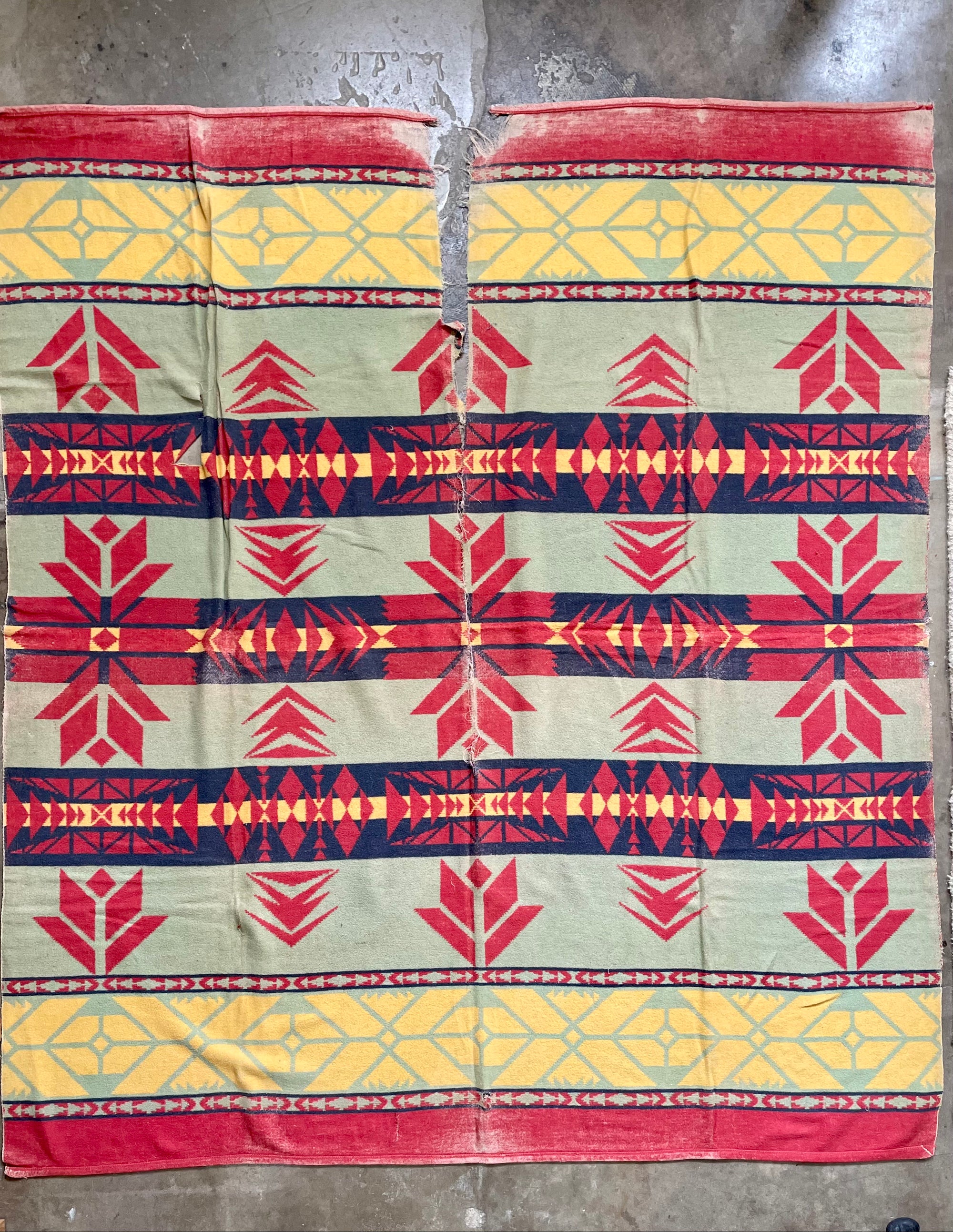 Vintage Distressed Blanket