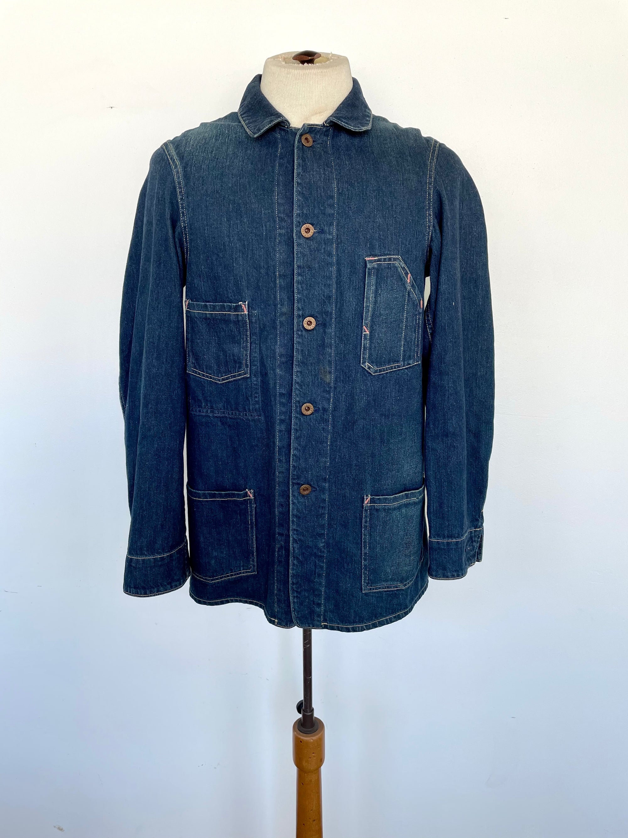 Vintage Denim Chore Coat Sample