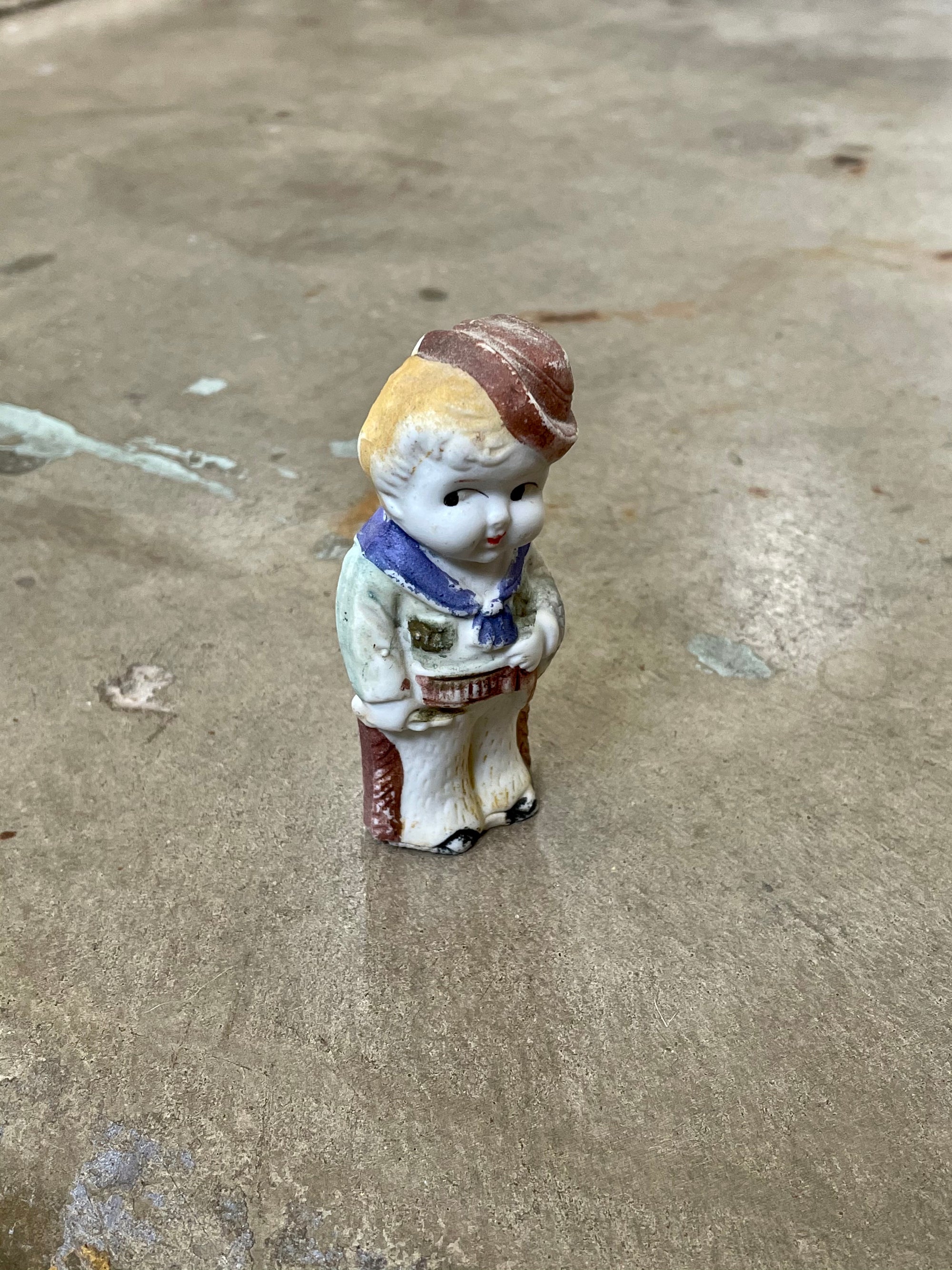 Vintage Ceramic Cowboy Kewpie