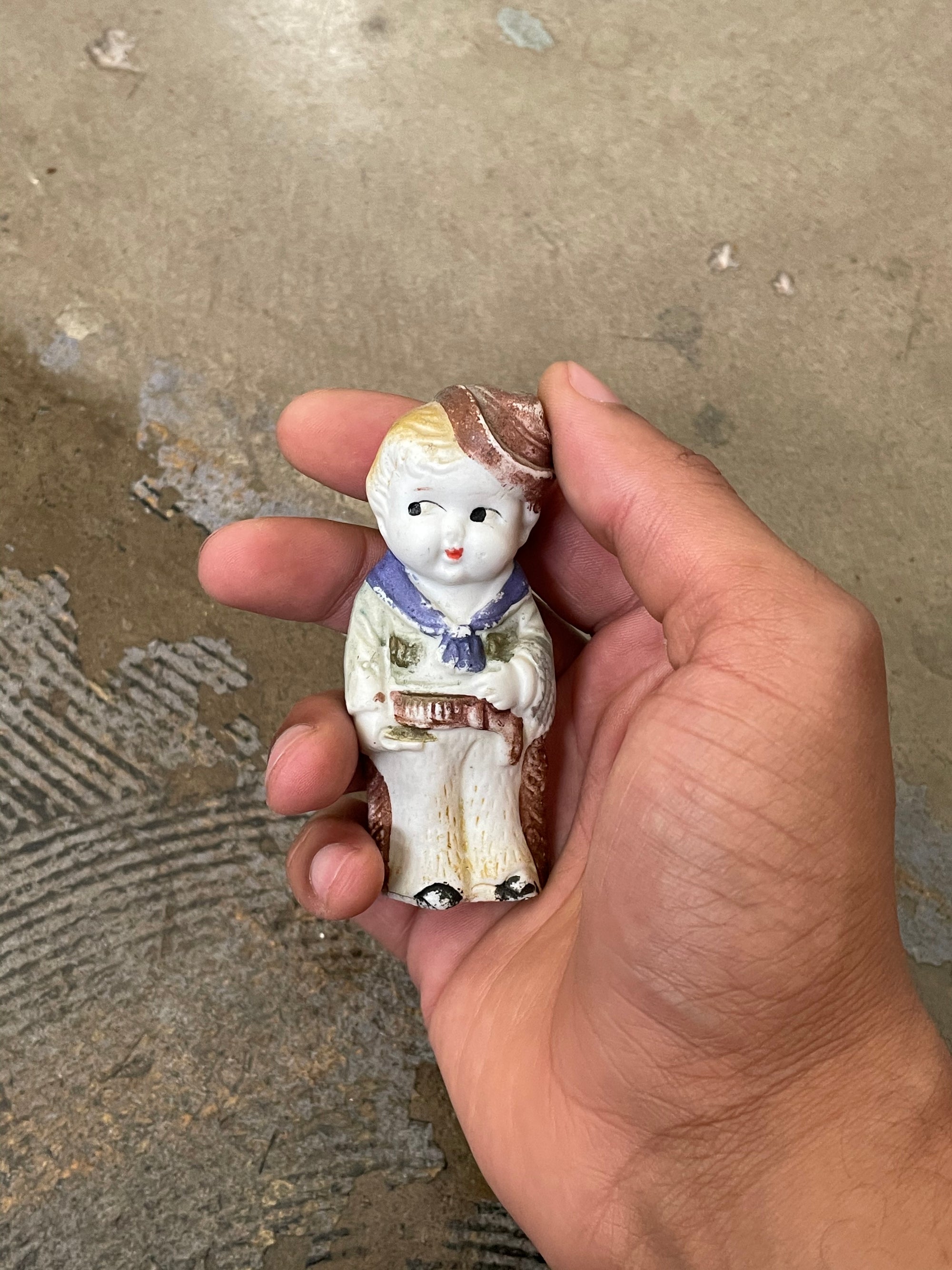 Vintage Ceramic Cowboy Kewpie