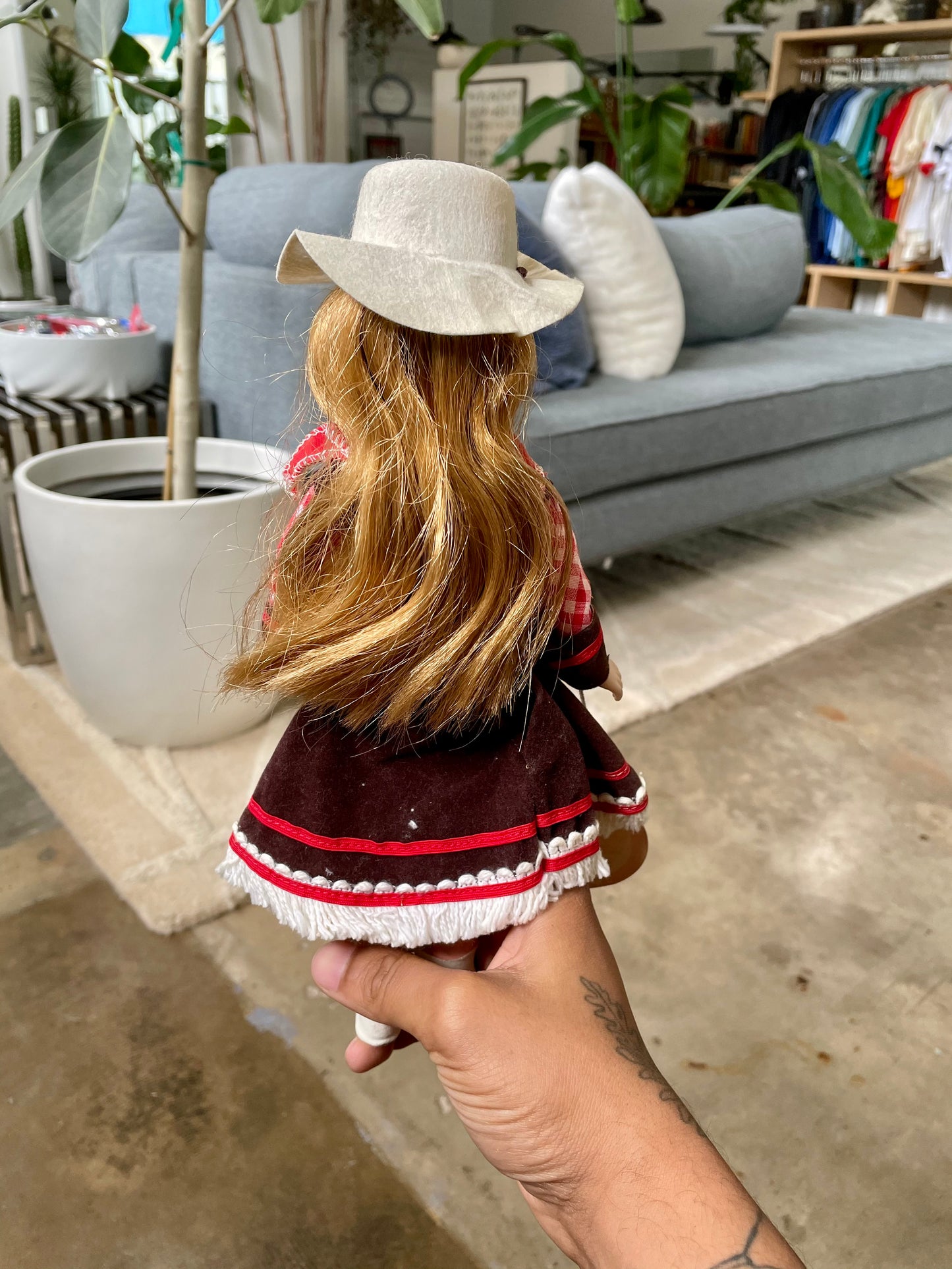 Vintage Effanbee Cowgirl Doll