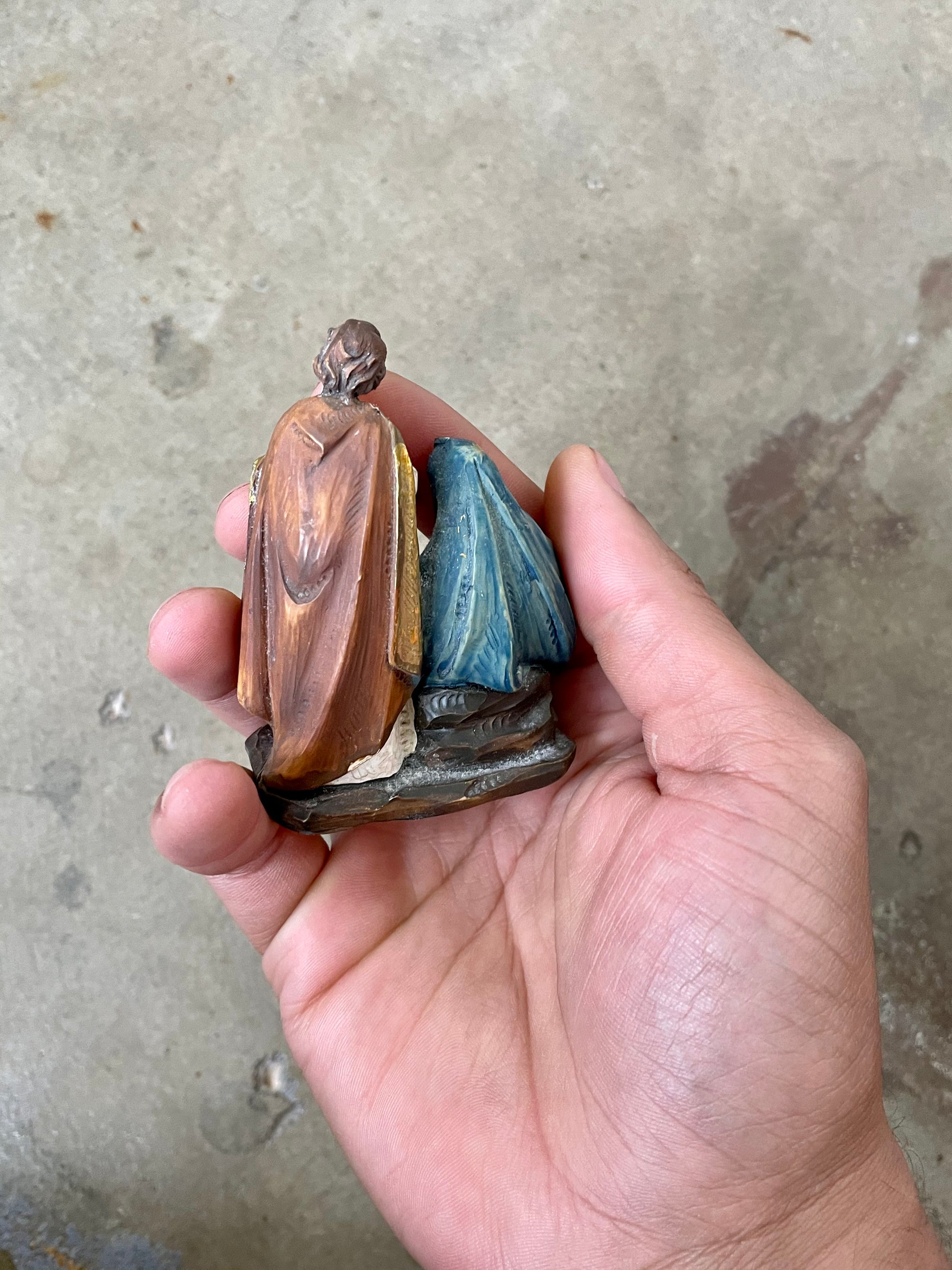 Vintage Jesus, Mary & Joseph Figurine
