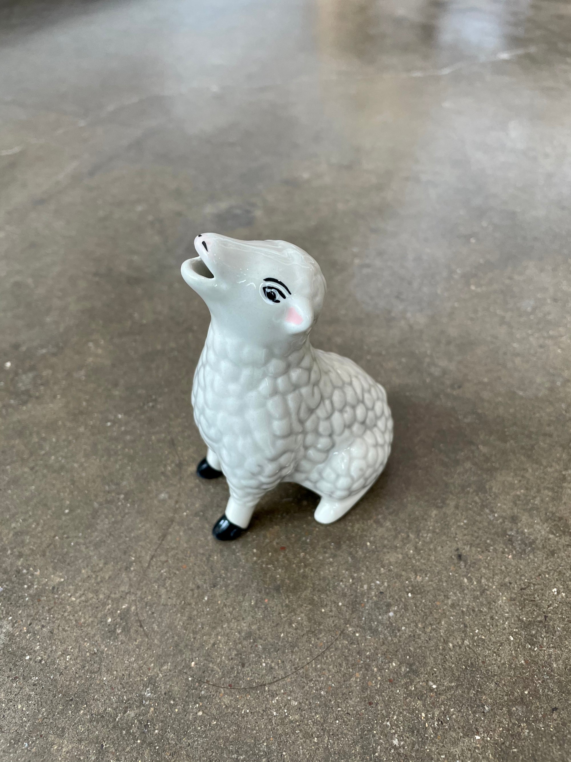 Vintage Ceramic Lamb Pie Whistle