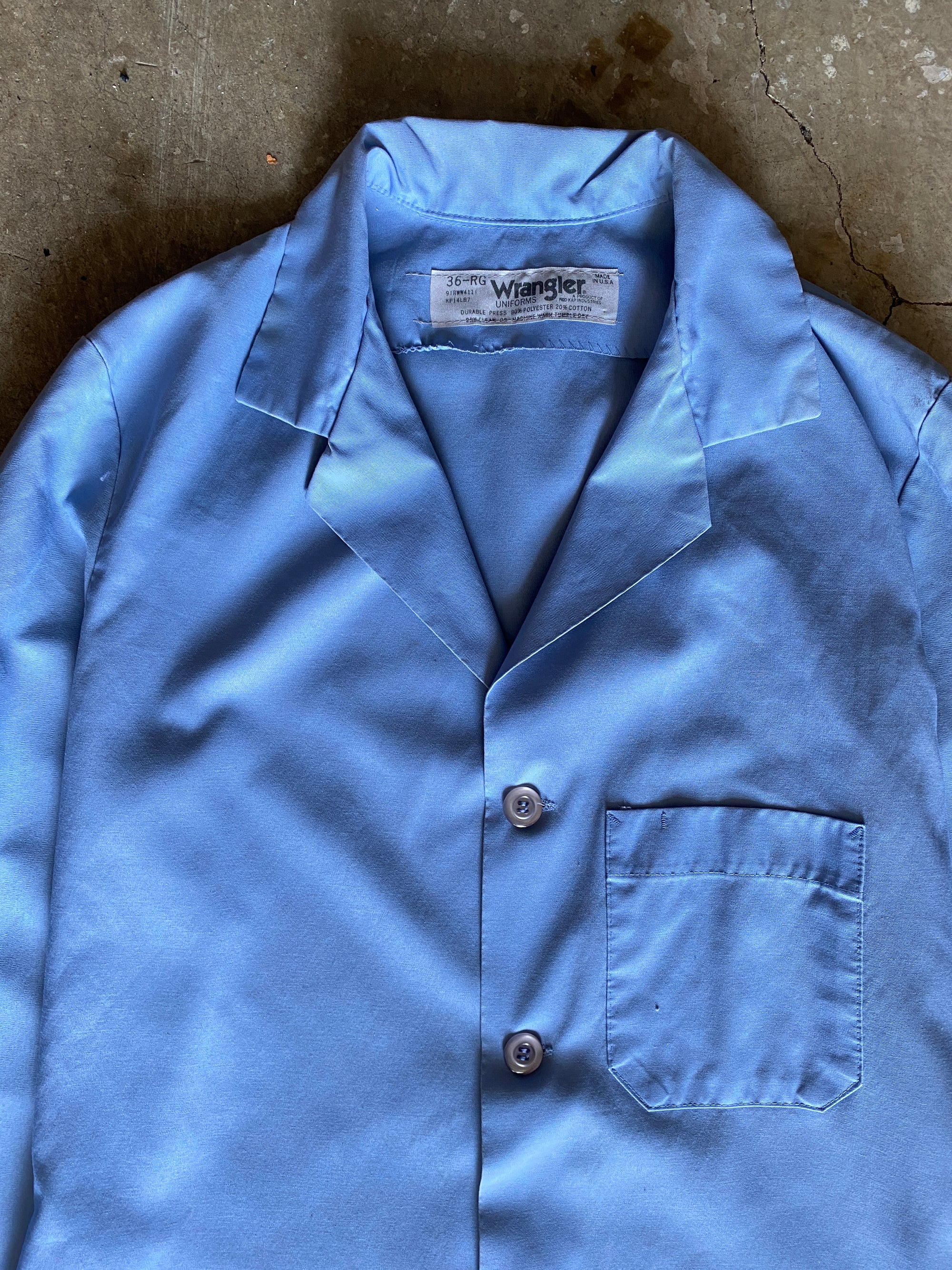 Blue Wrangler Long Chore Coat