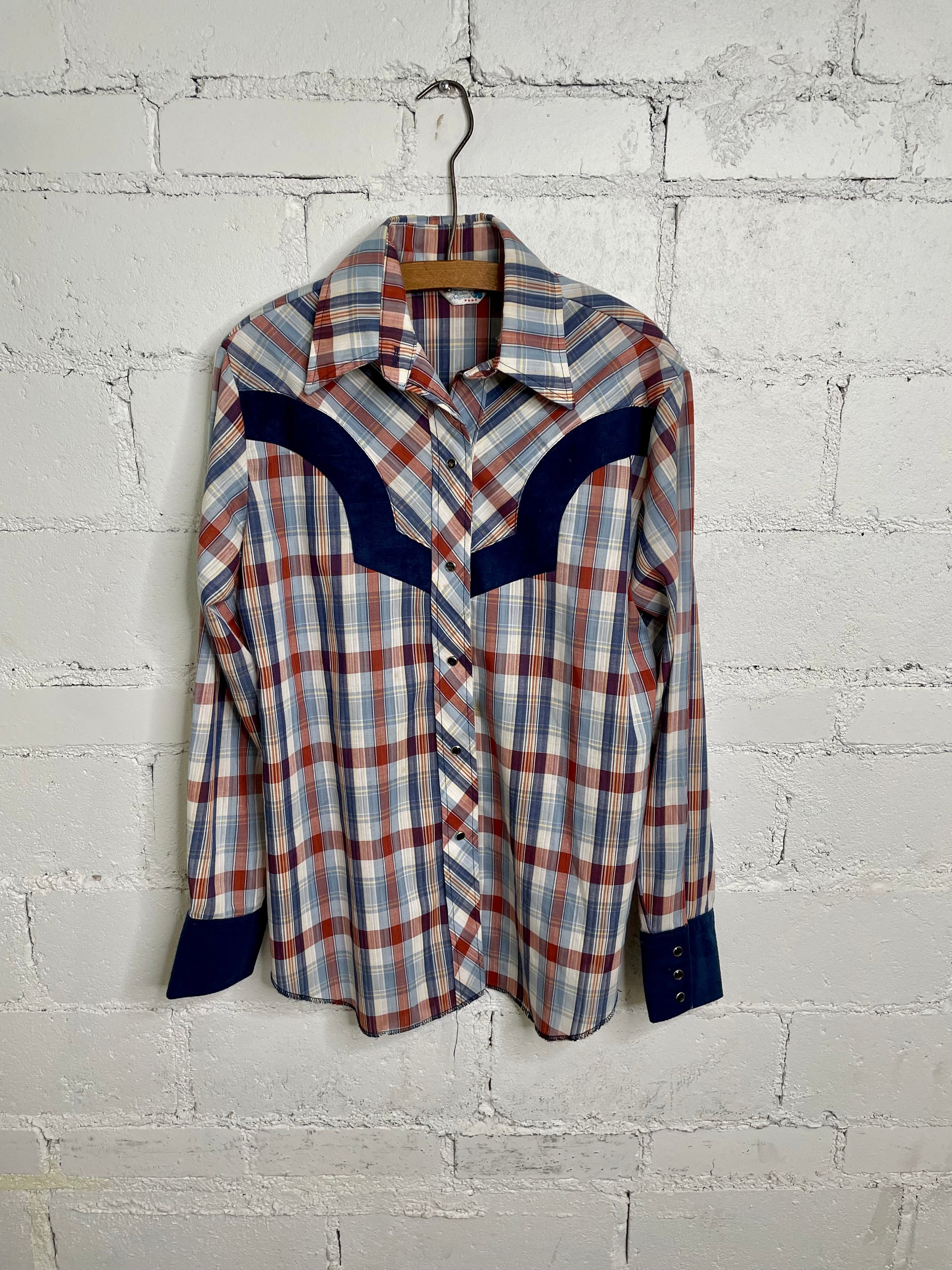 Vintage Miss Rodeo America Western Pearl Snap Button Up