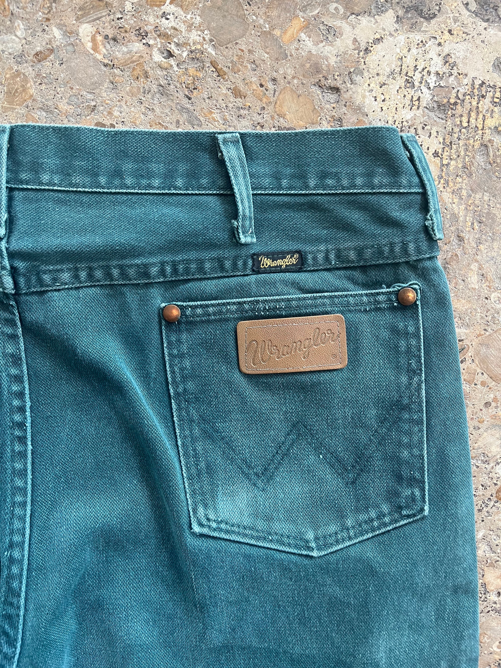 90s Forest Green Wrangler Jeans