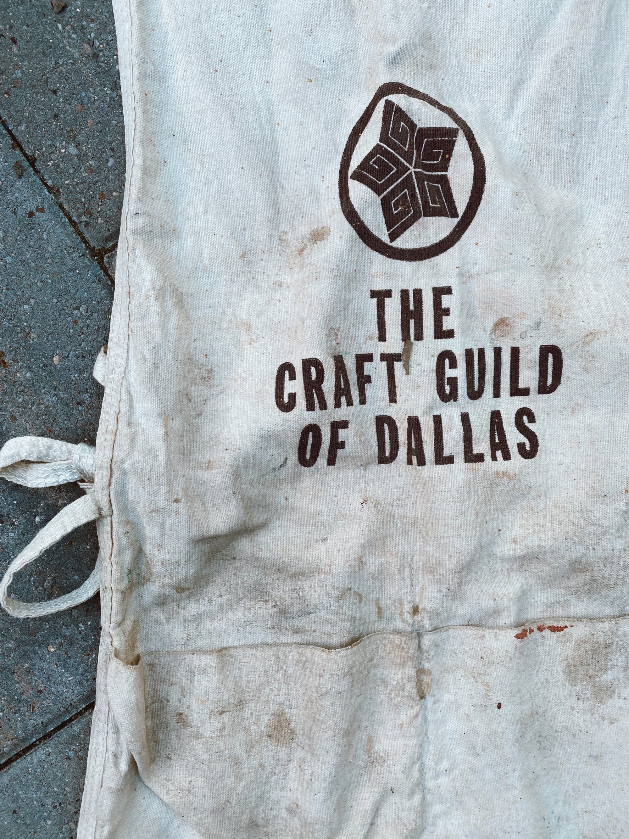 Vintage "Craft Guild of Dallas" Apron