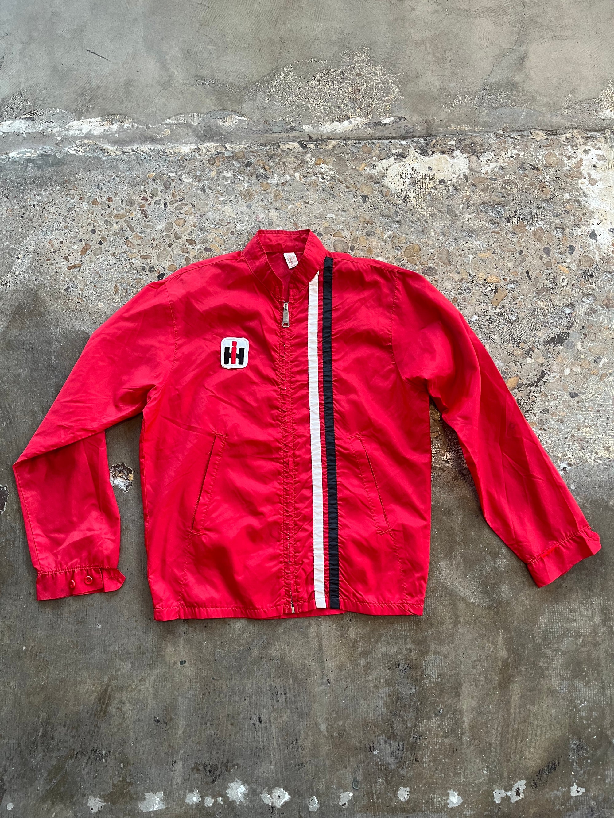 Red Nylon Sports Jacket