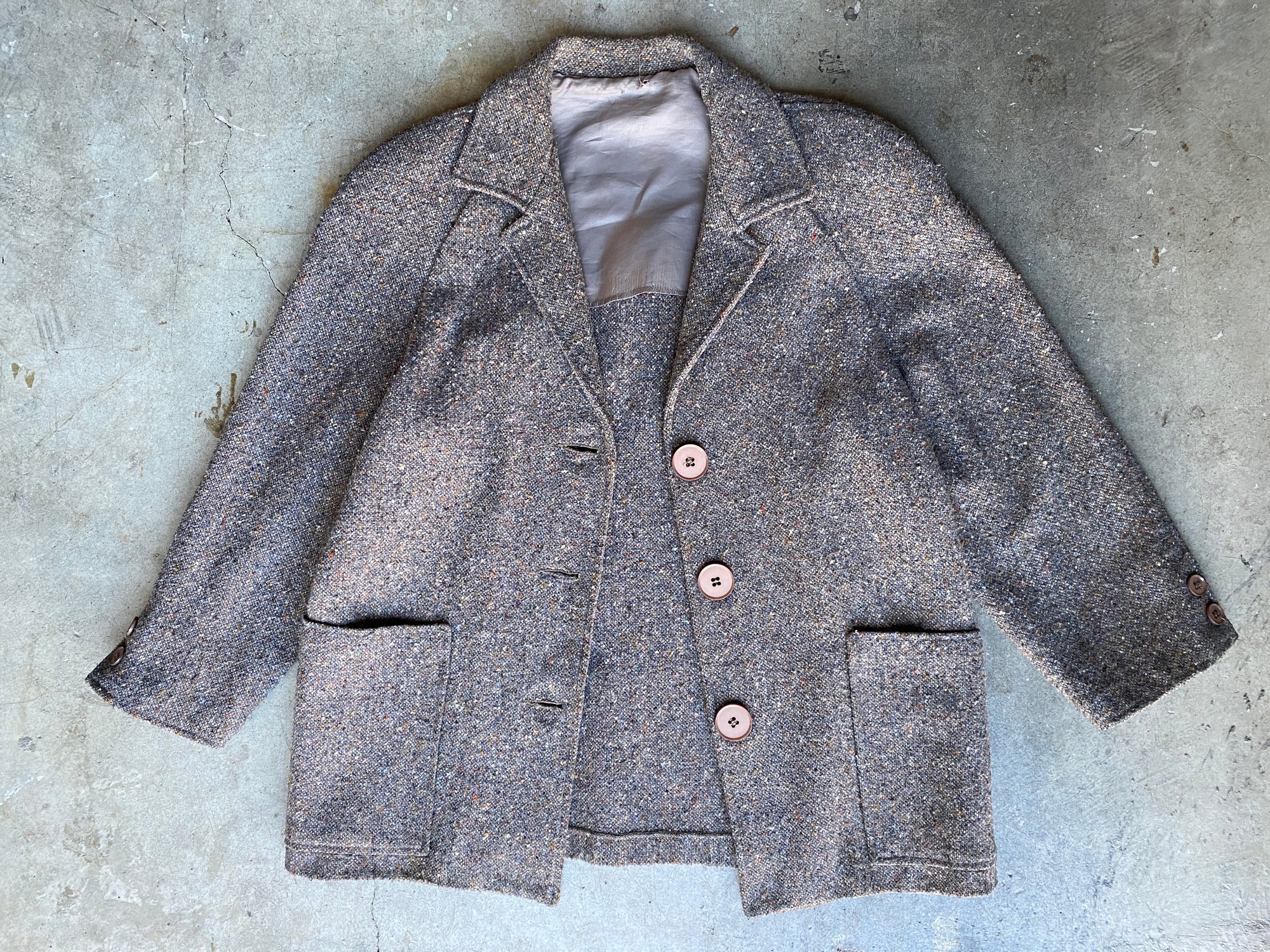 Vintage Brown Mod Coat