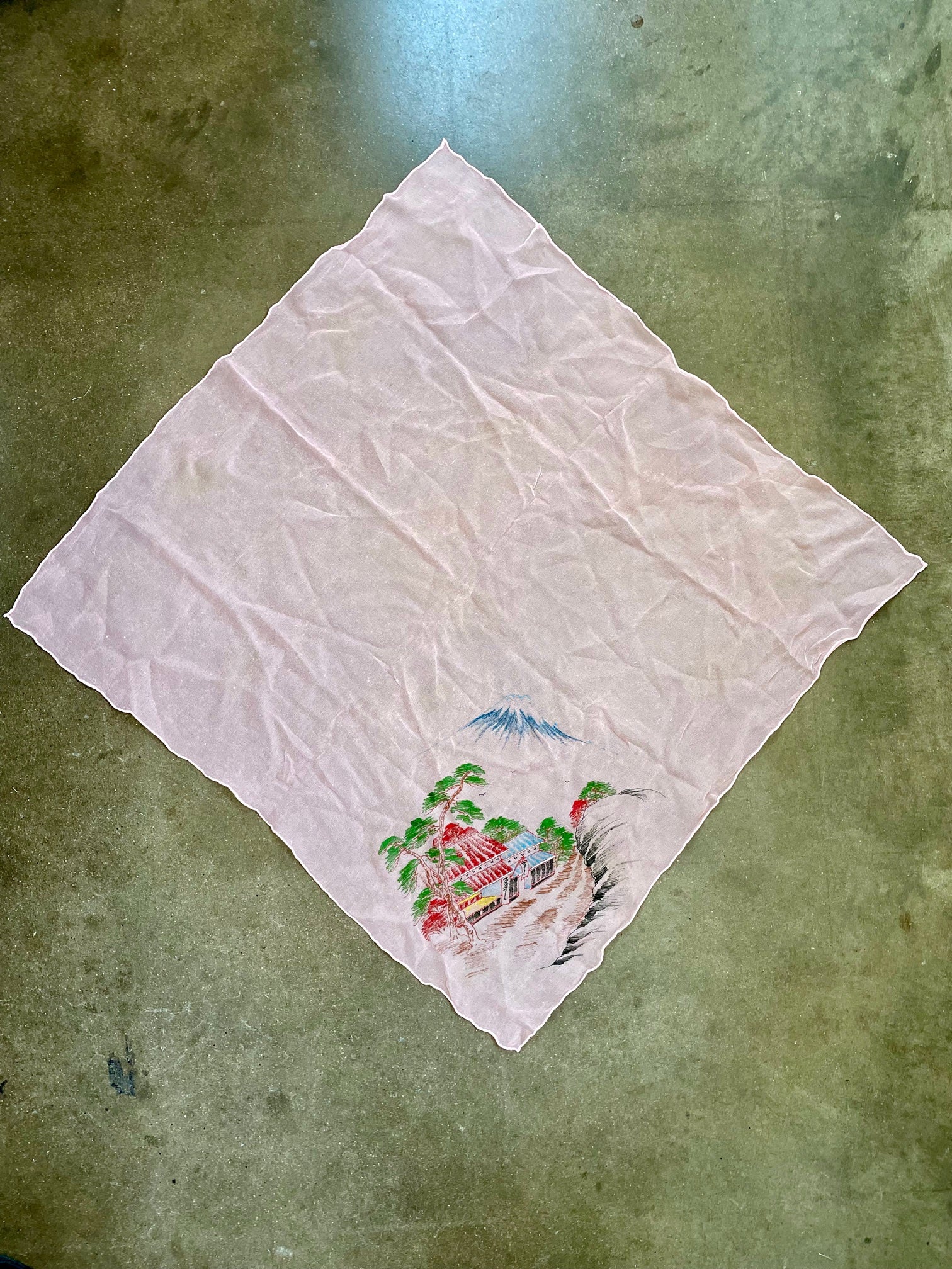 Vintage Pink Scarf