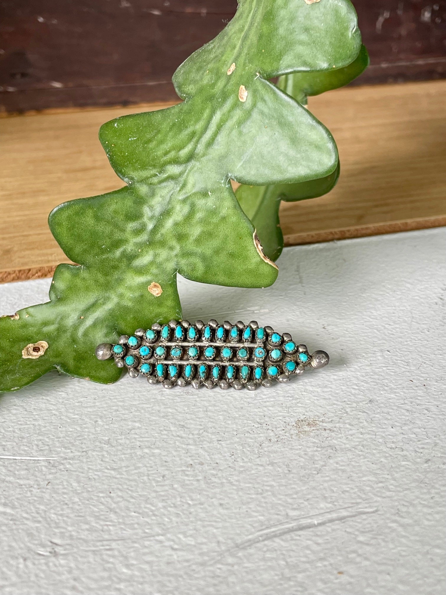 Vintage Turquoise Pin